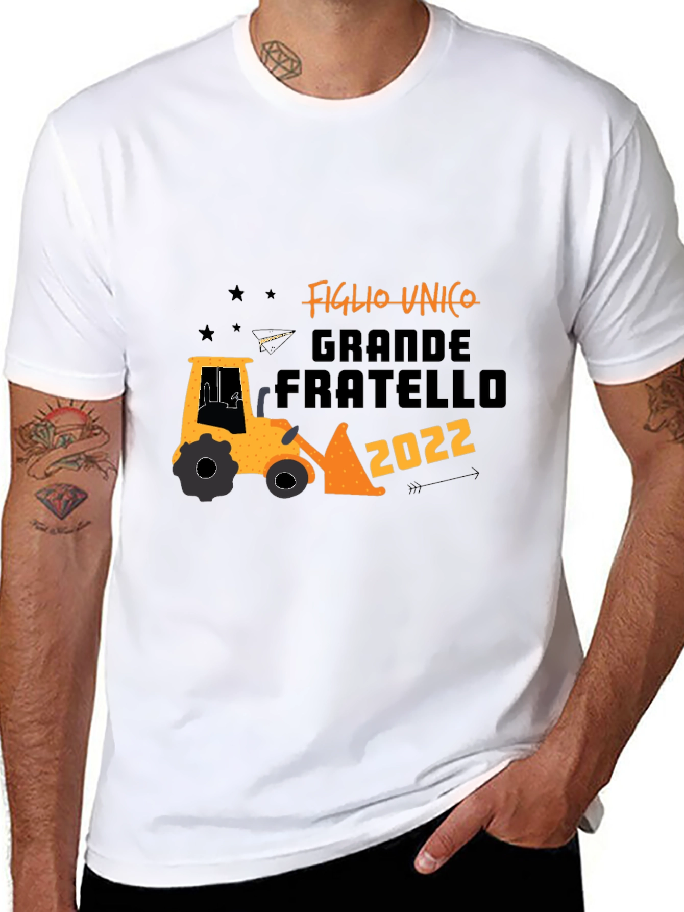 Construction Crew T-Shirt - Figlio Unico Grande Fratello 2022