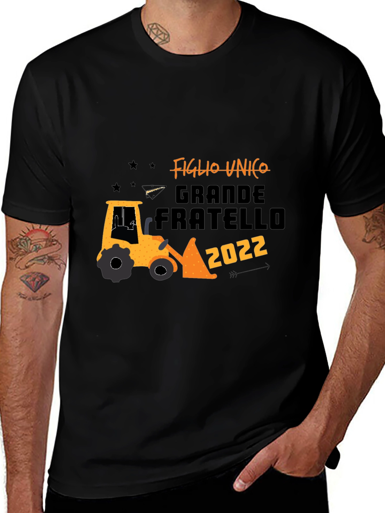 Construction Crew T-Shirt - Figlio Unico Grande Fratello 2022
