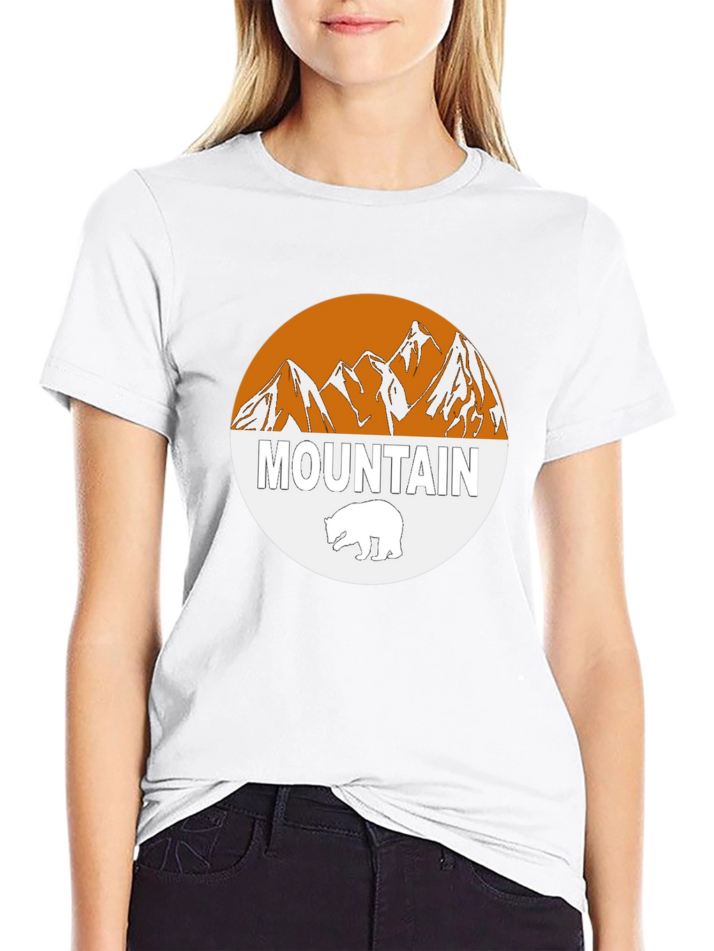 Mountain Bear Graphic Tee - Stylish Outdoor Apparel