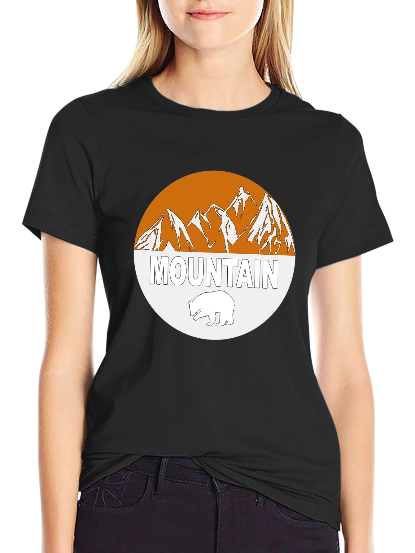 Mountain Bear Graphic Tee - Stylish Outdoor Apparel