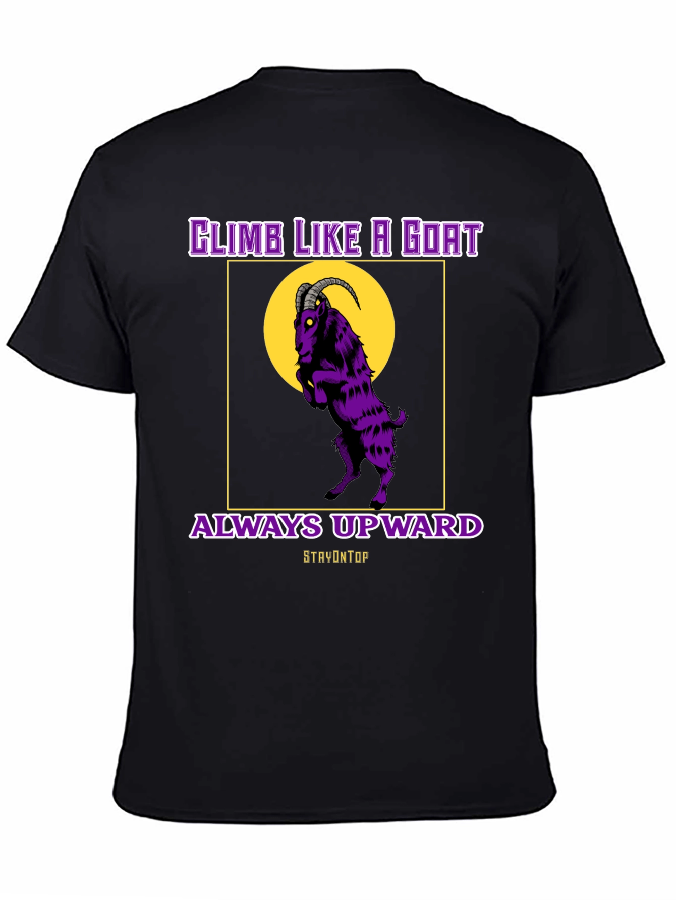 Climb Like A Goat Graphic Tee - Always Upward