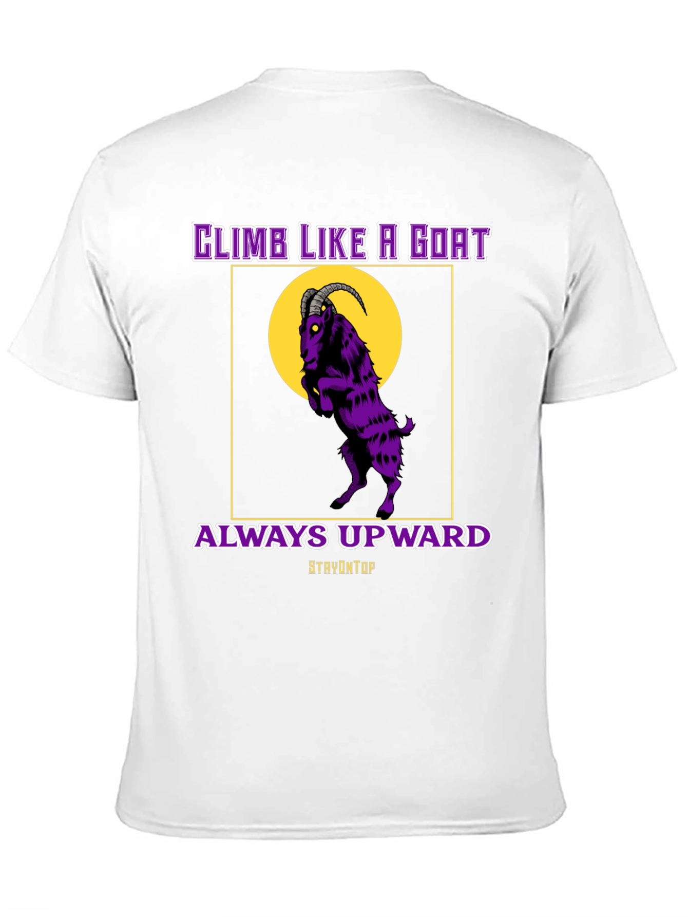 Climb Like A Goat Graphic Tee - Always Upward