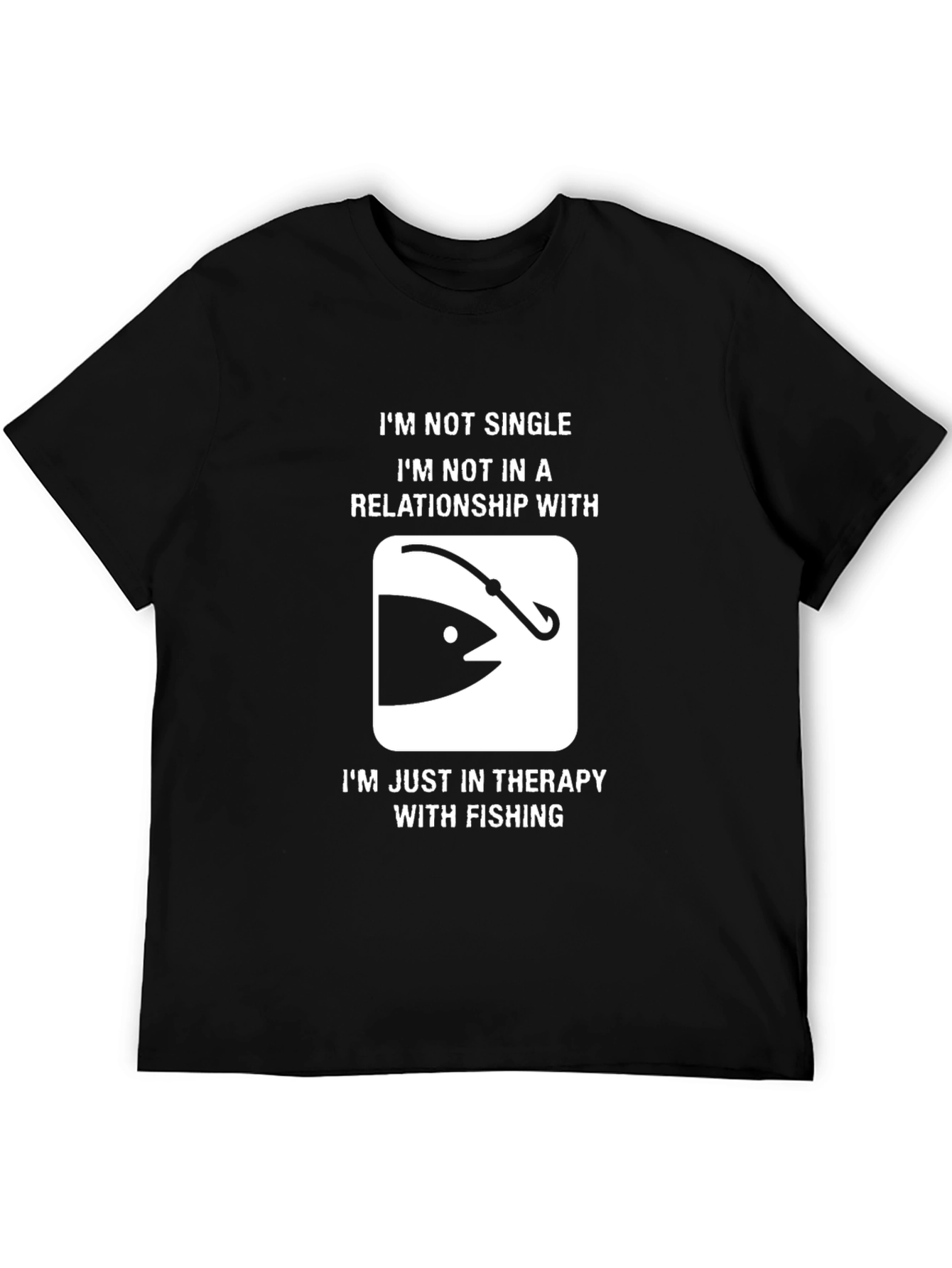 Funny Fishing Therapy T-Shirt