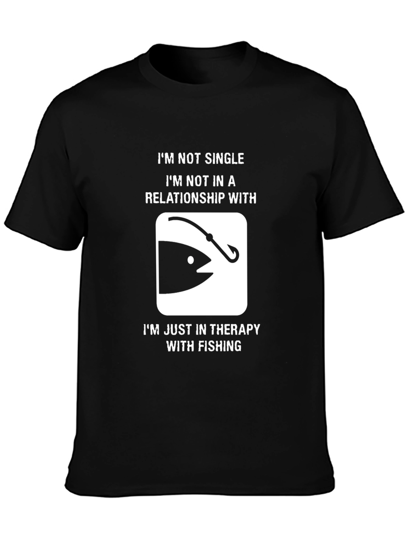 Funny Fishing Therapy T-Shirt