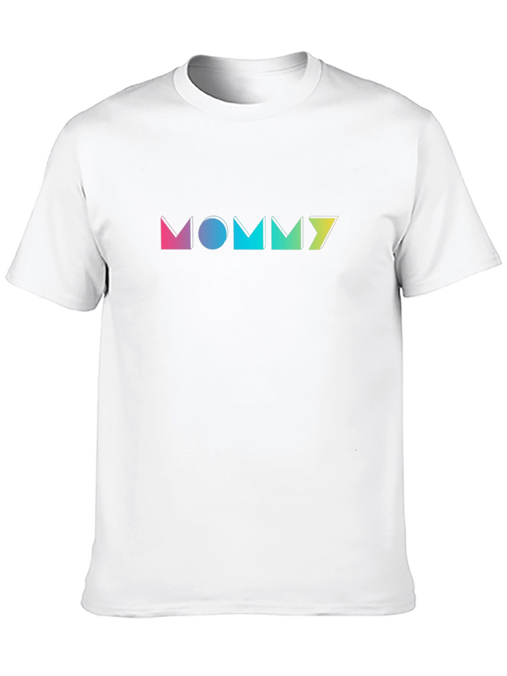 Trendy MOMMY Graphic Print Black T-Shirt