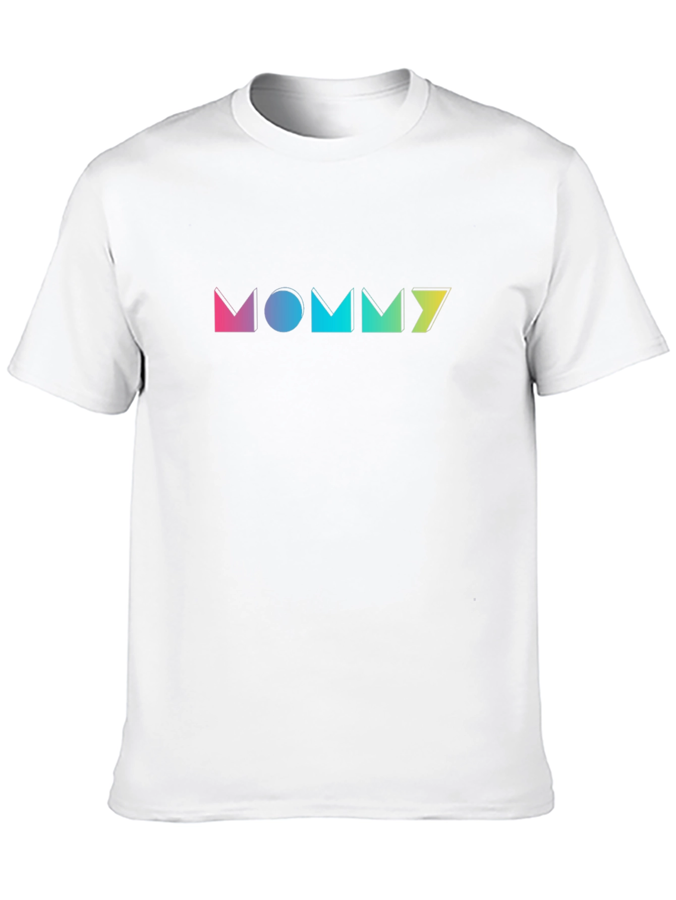Trendy MOMMY Graphic Print Black T-Shirt