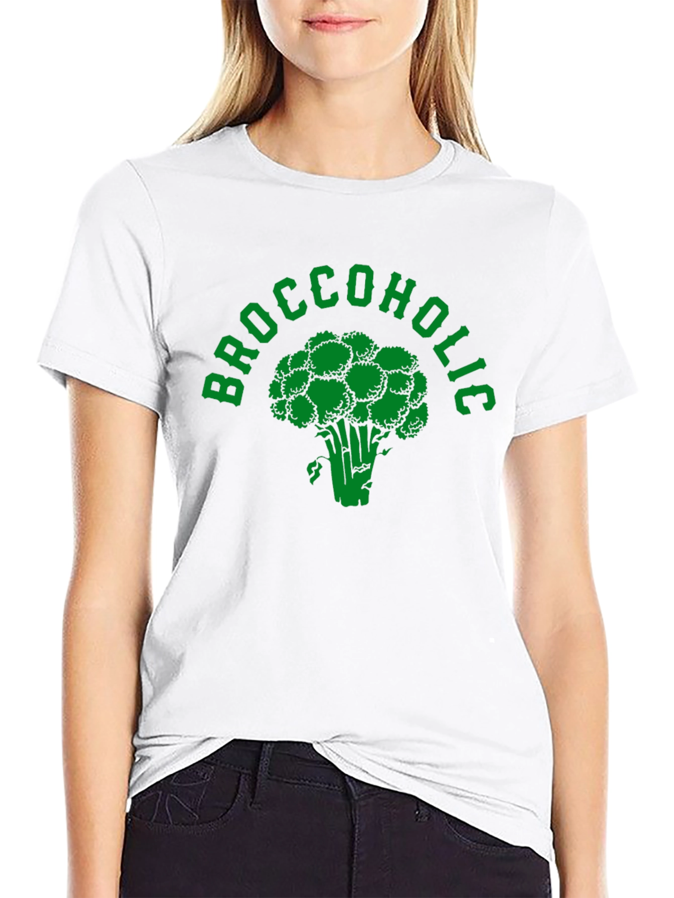 Broccoholic Graphic T-Shirt - Black