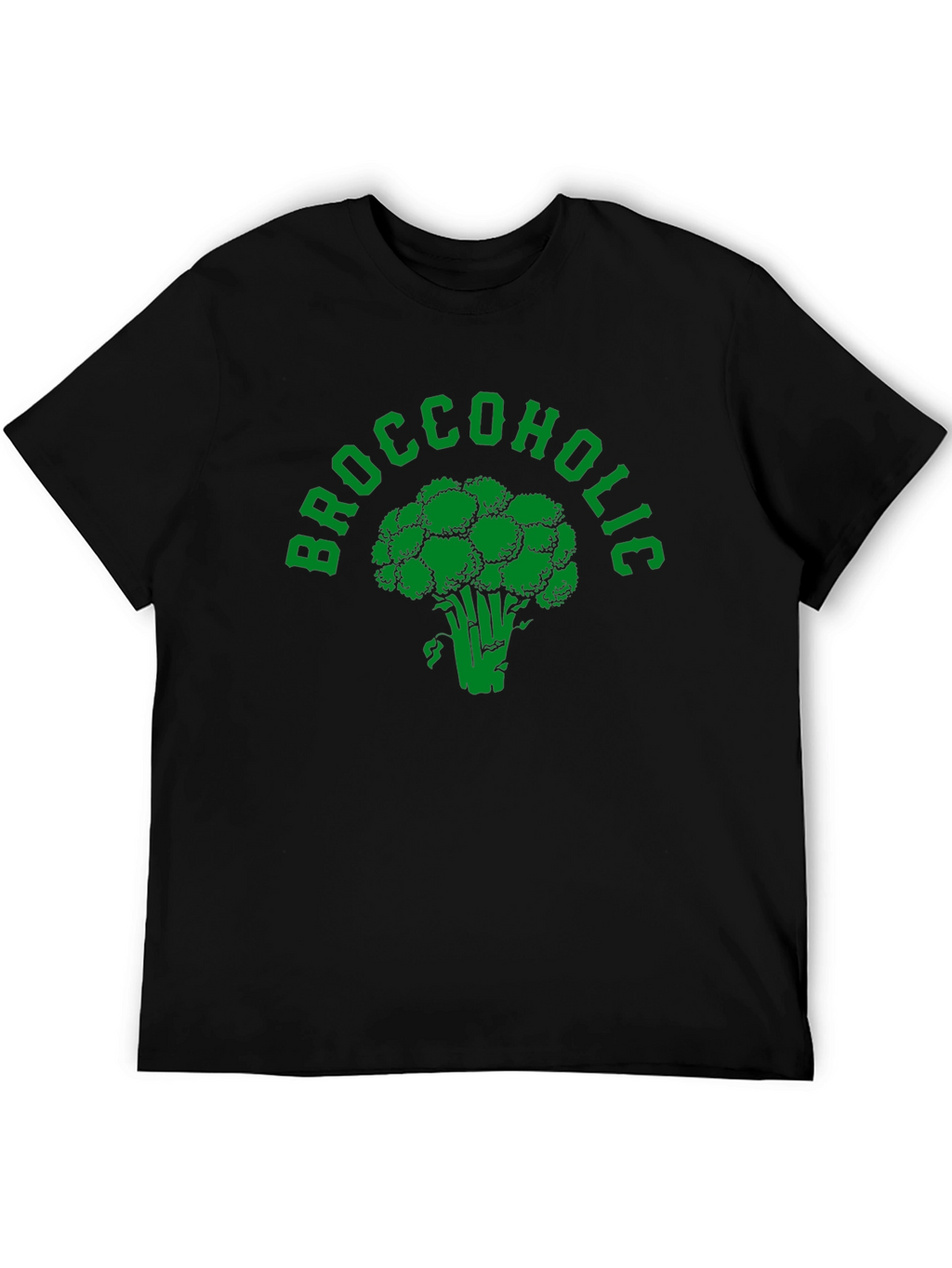 Broccoholic Graphic T-Shirt - Black