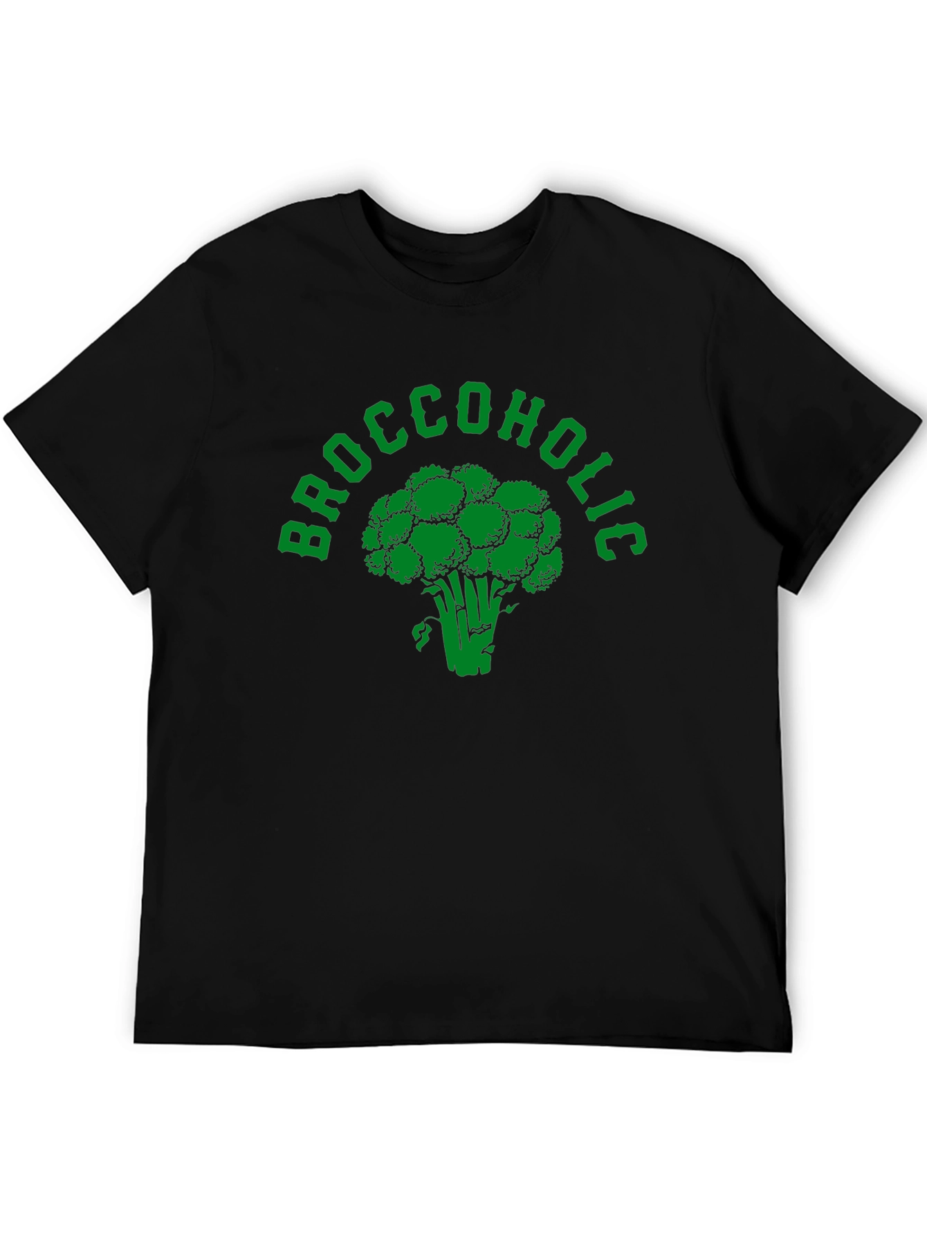 Broccoholic Graphic T-Shirt - Black