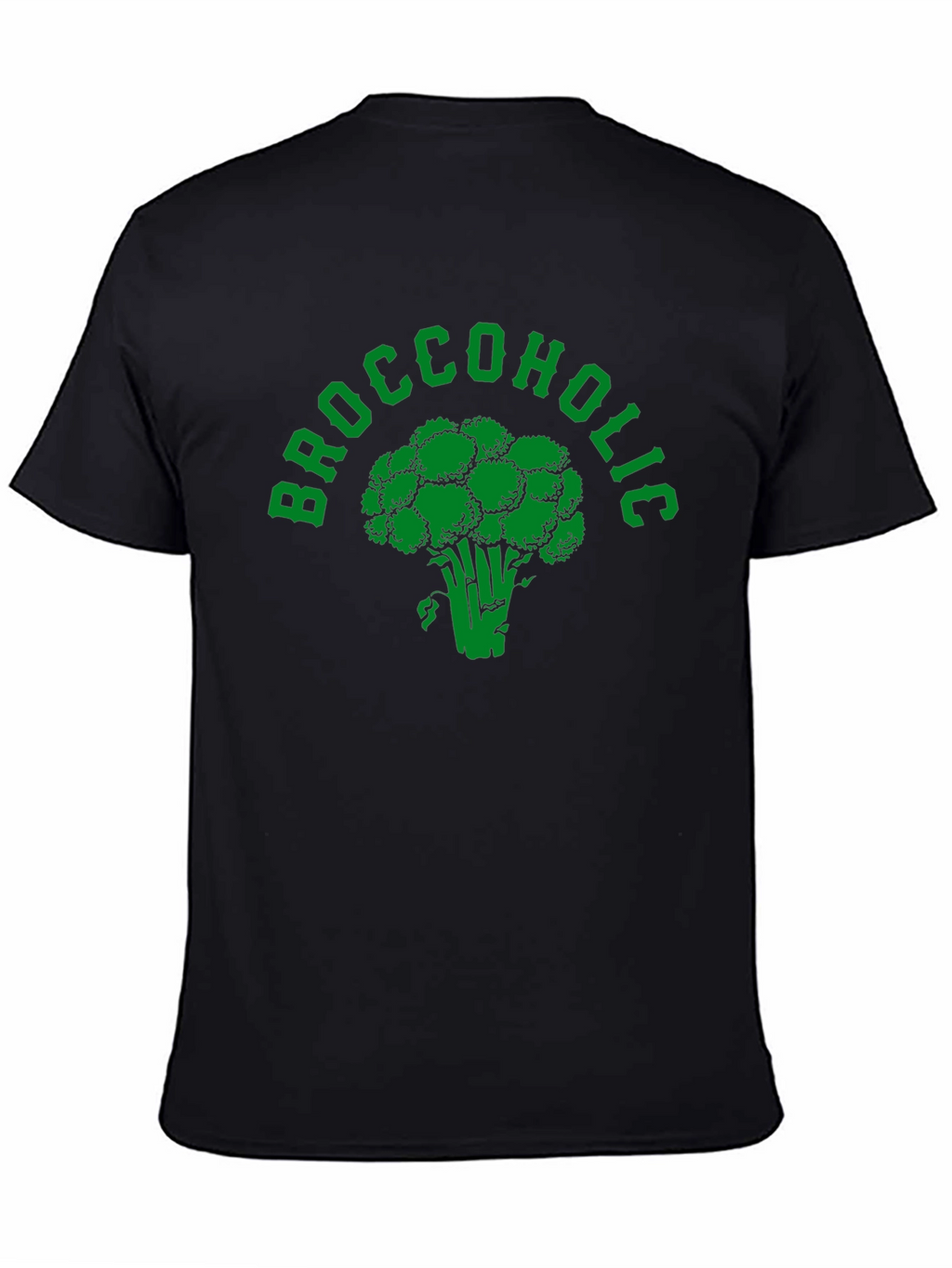 Broccoholic Graphic T-Shirt - Black