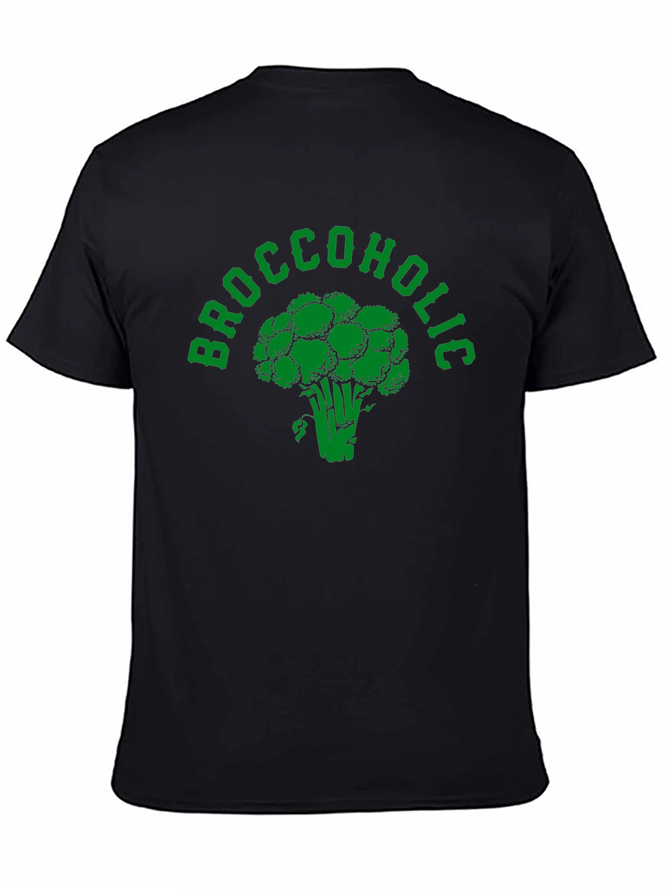 Broccoholic Graphic T-Shirt - Black