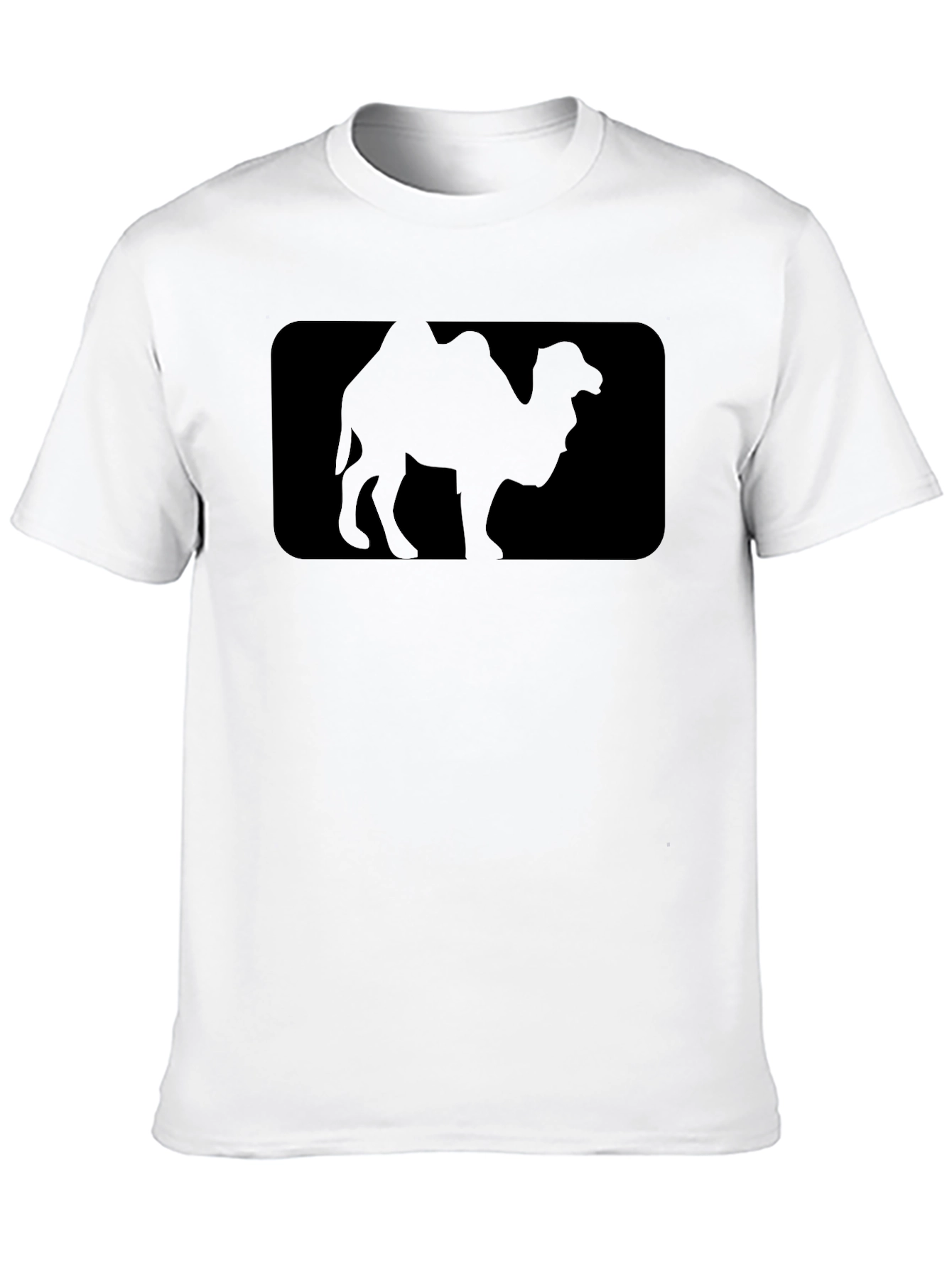 Camel Silhouette Graphic Tee - Soft Cotton Blend