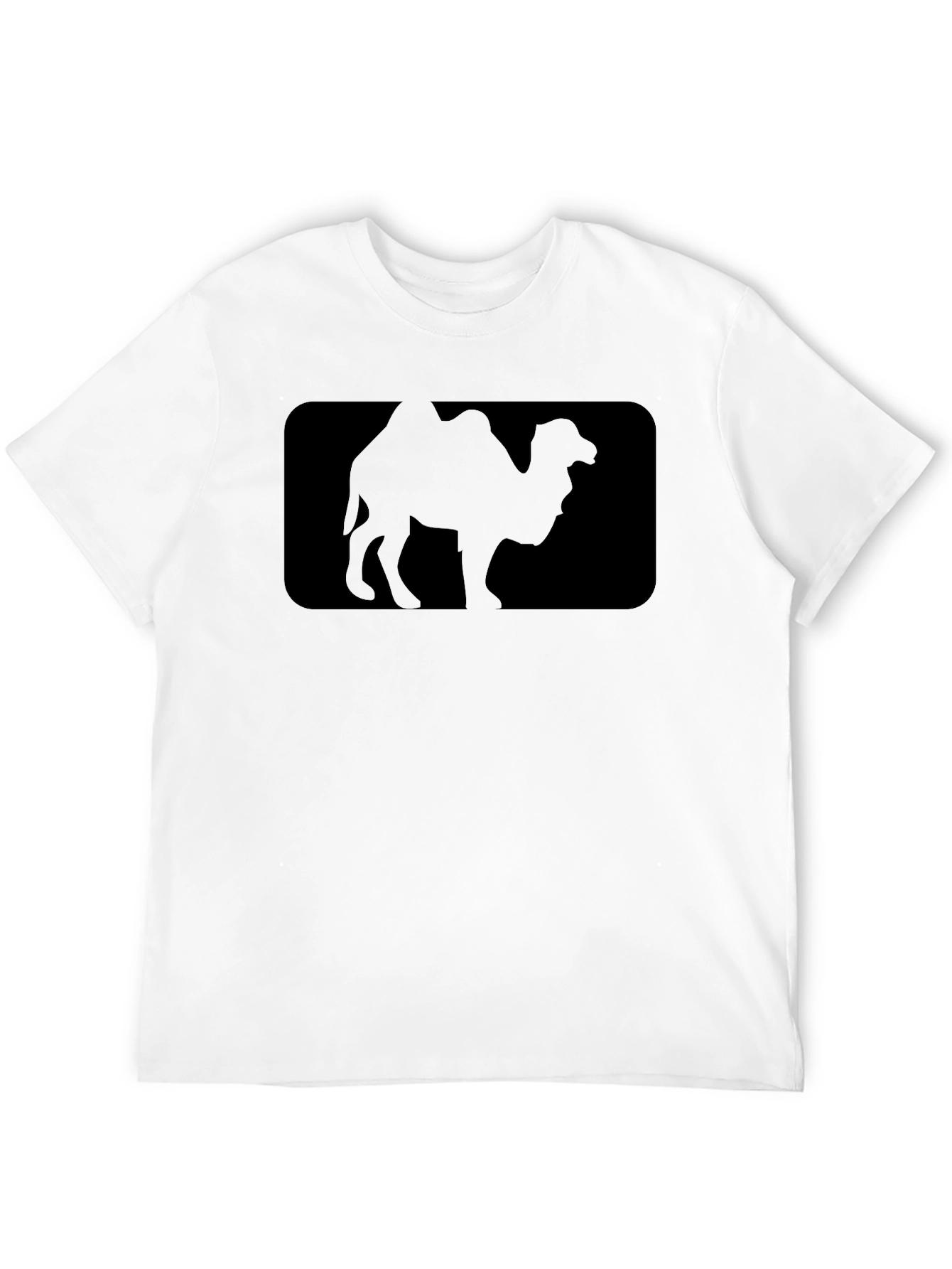Camel Silhouette Graphic Tee - Soft Cotton Blend