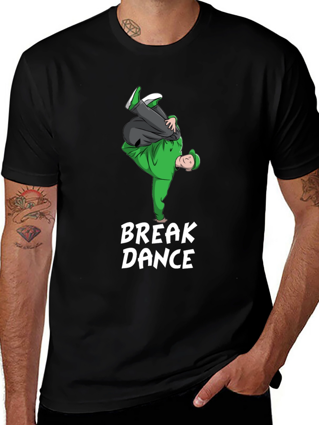 Breakdance Graphic Tee - Cool Dance T-Shirt
