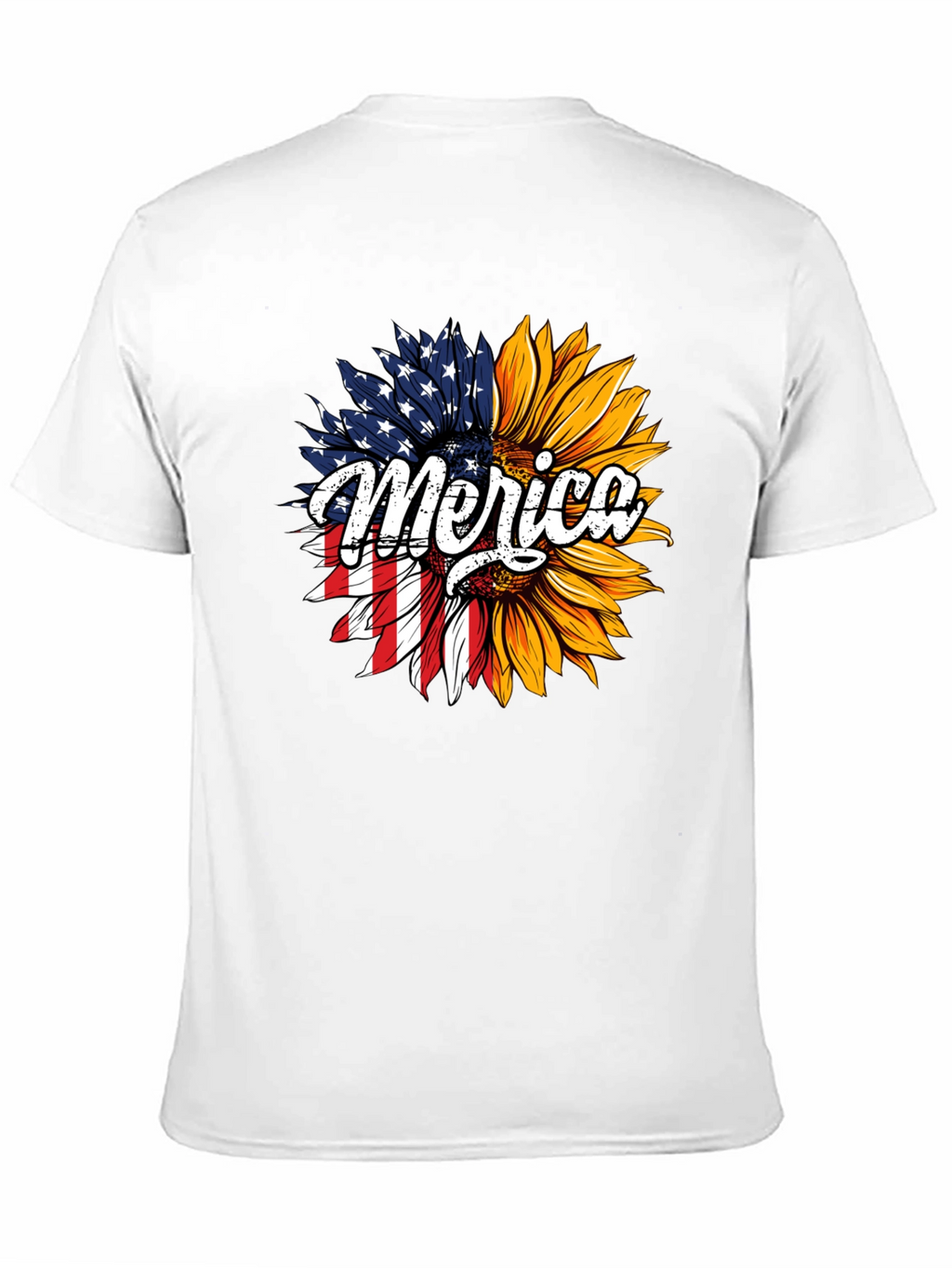 Patriotic Sunflower T-Shirt - Merica Design