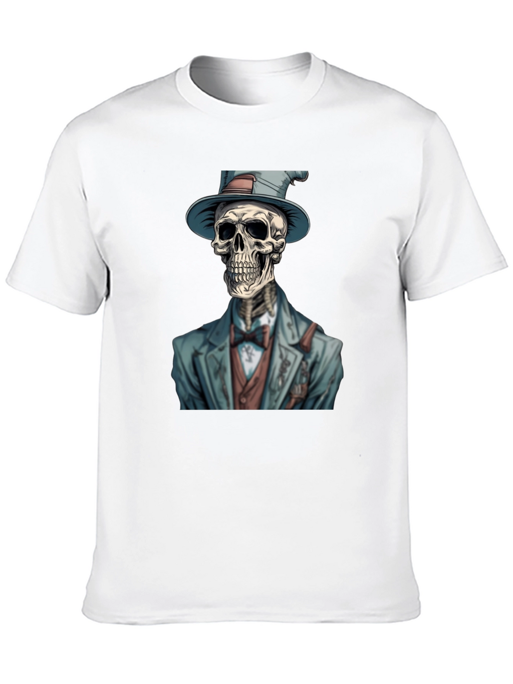 Dapper Skeleton T-Shirt - Unique Graphic Tee