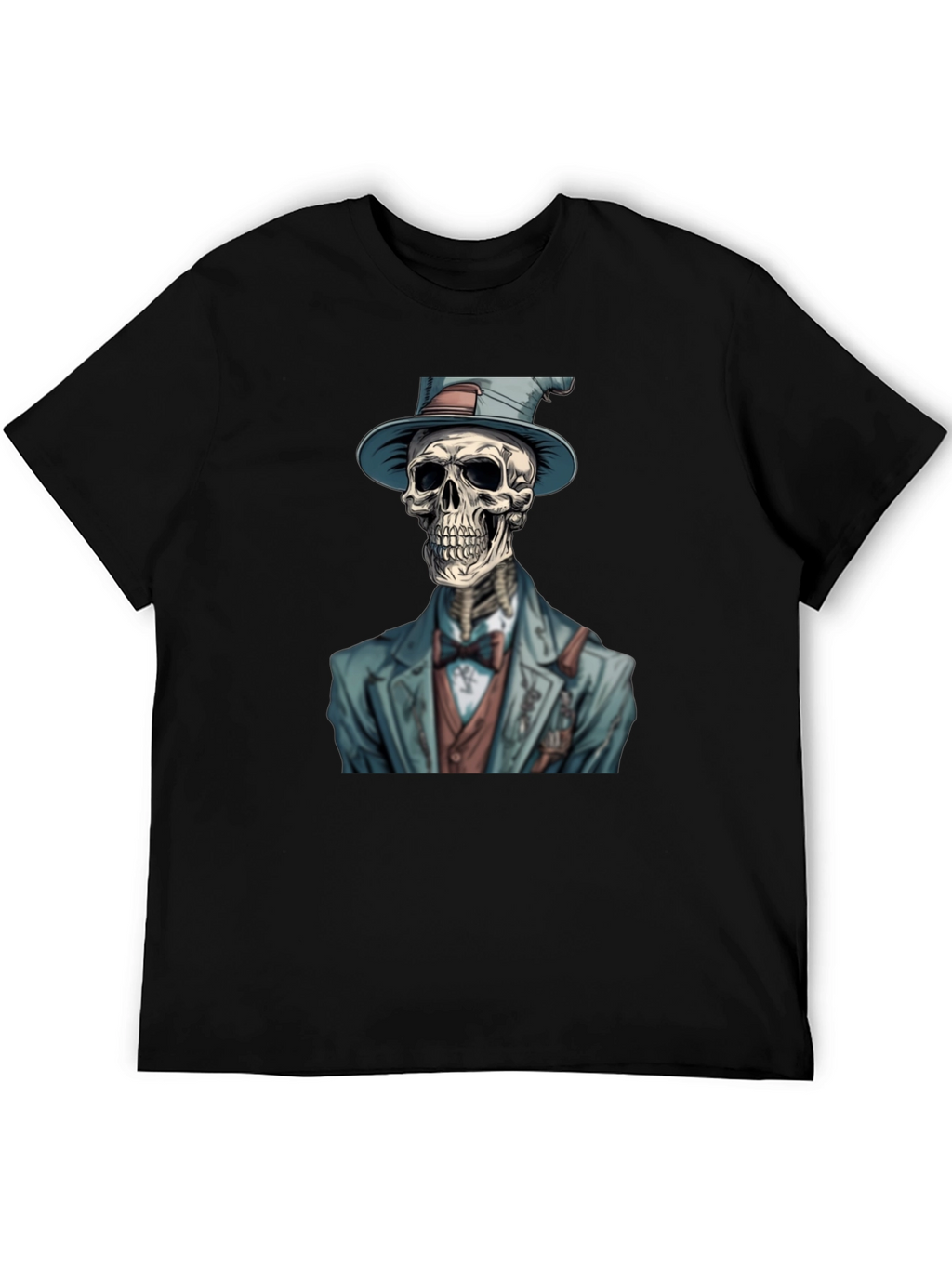 Dapper Skeleton T-Shirt - Unique Graphic Tee