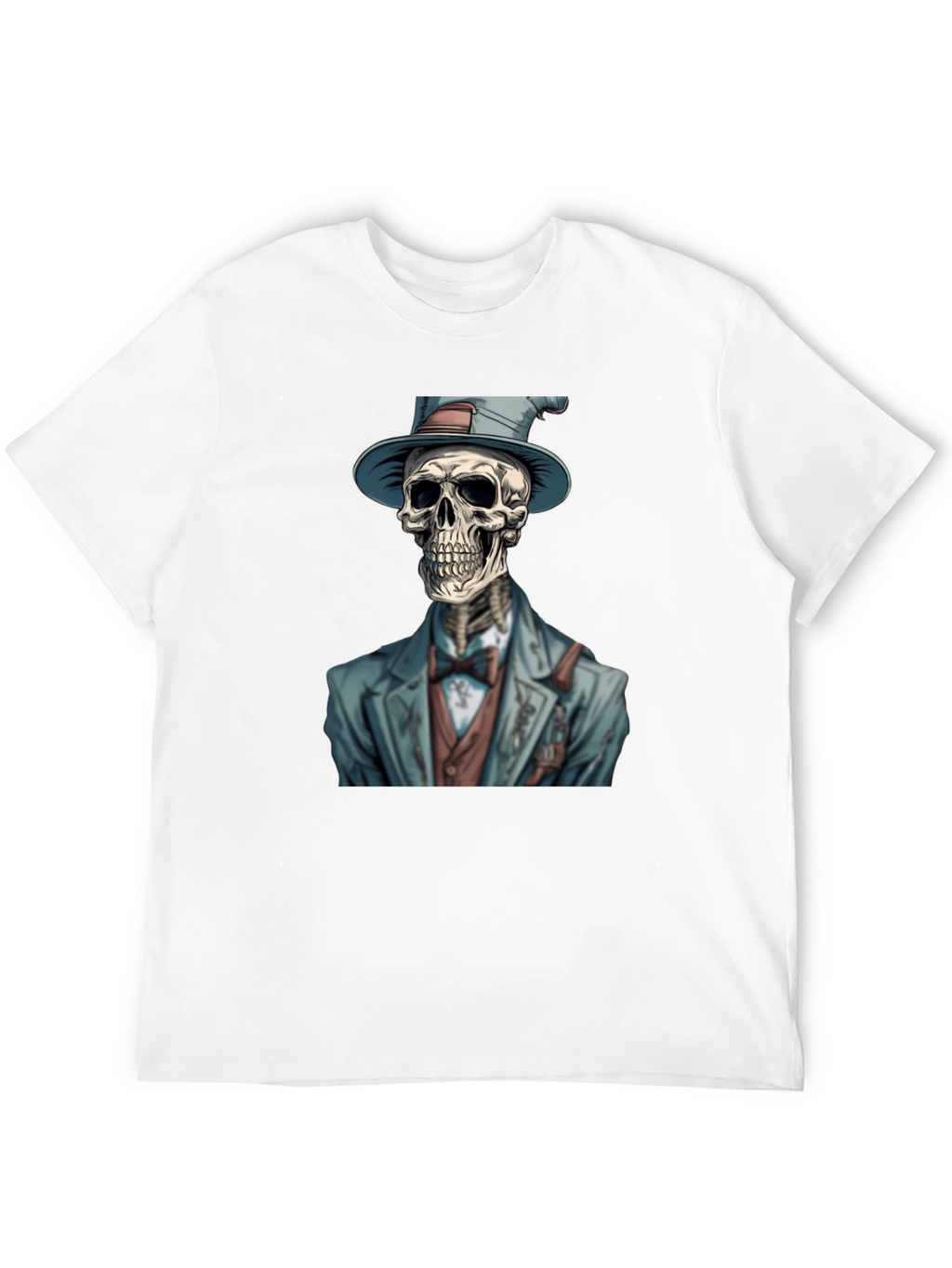 Dapper Skeleton T-Shirt - Unique Graphic Tee