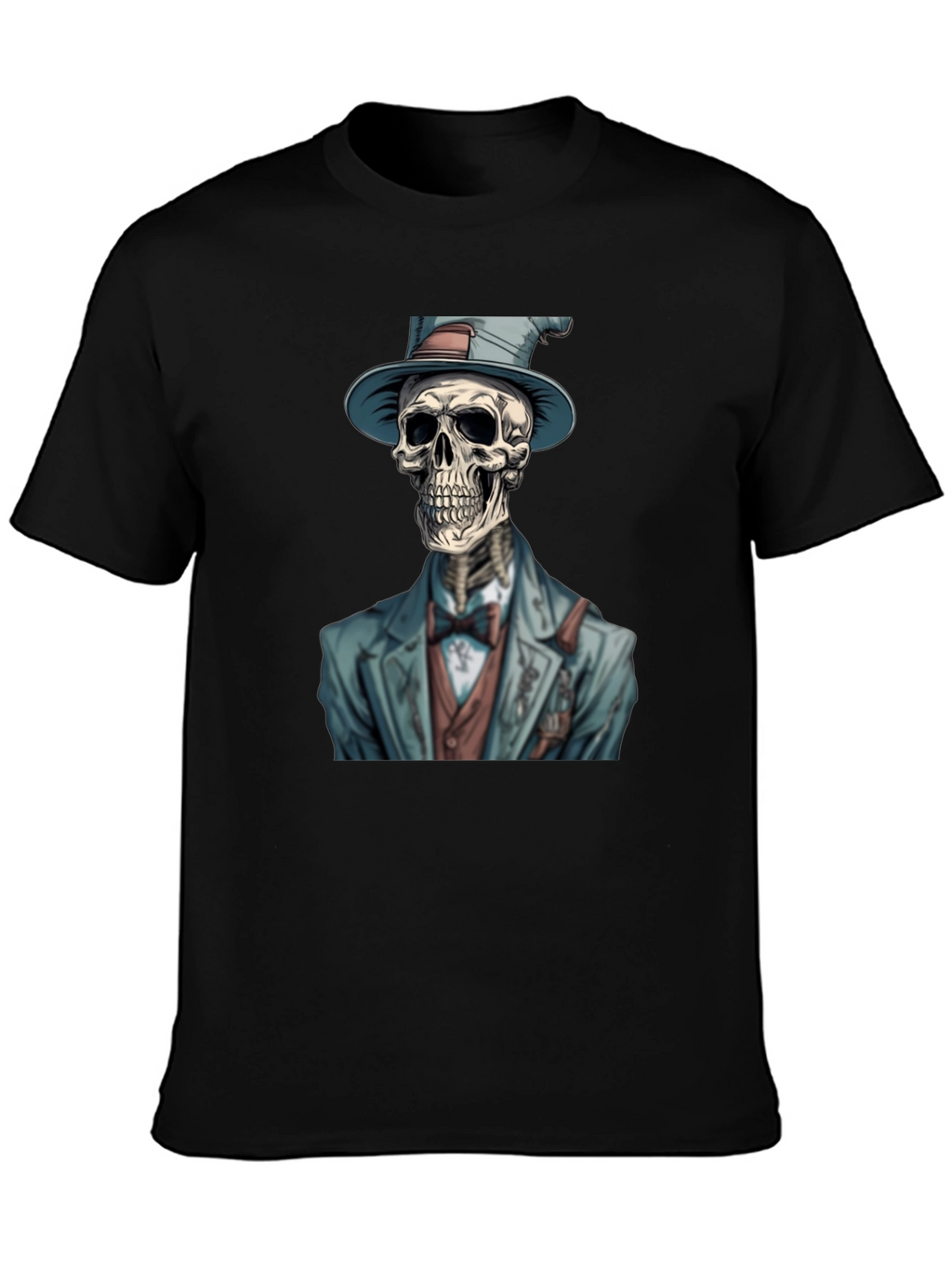 Dapper Skeleton T-Shirt - Unique Graphic Tee