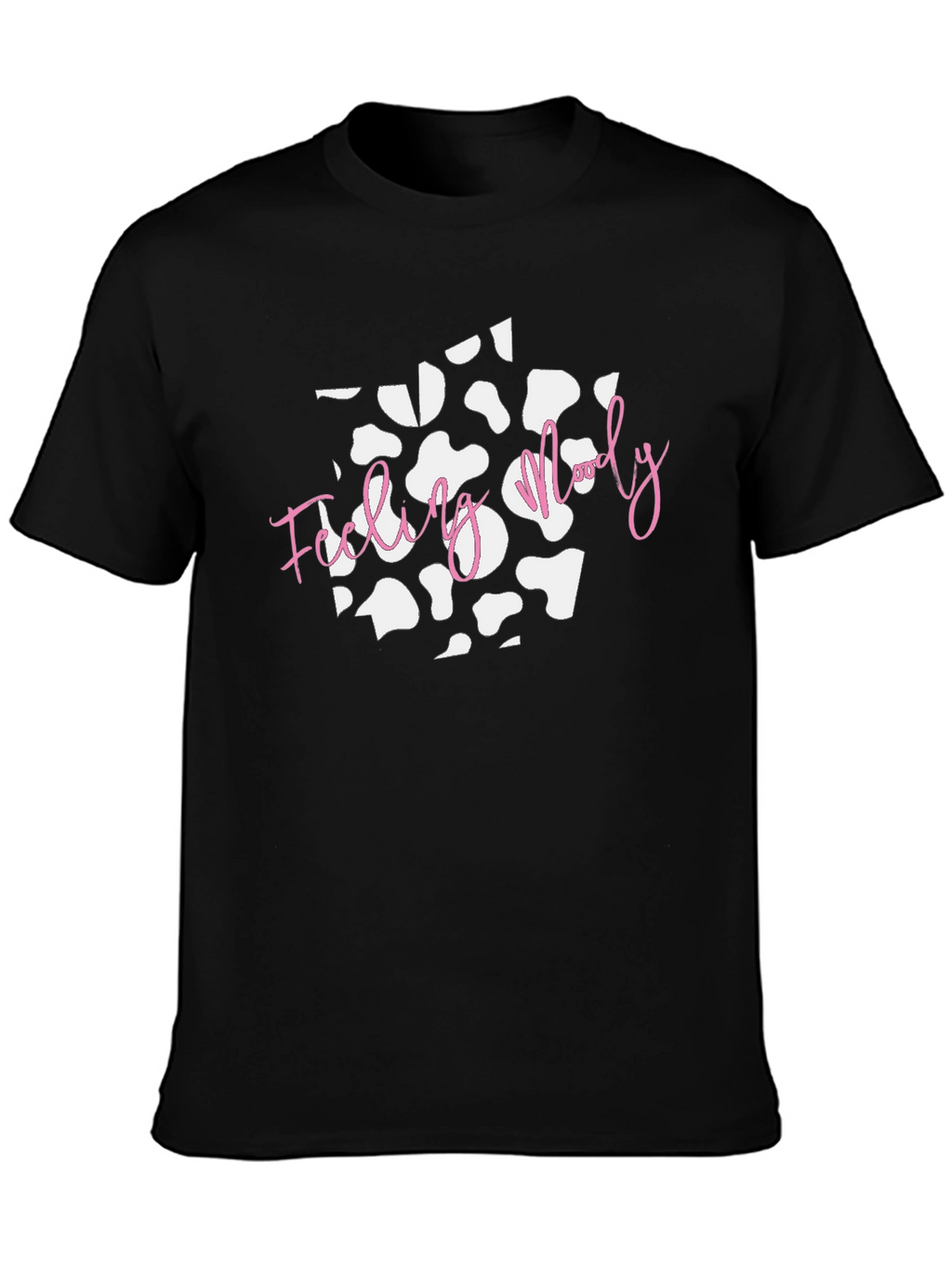 Feeling Moody Cow Print T-Shirt