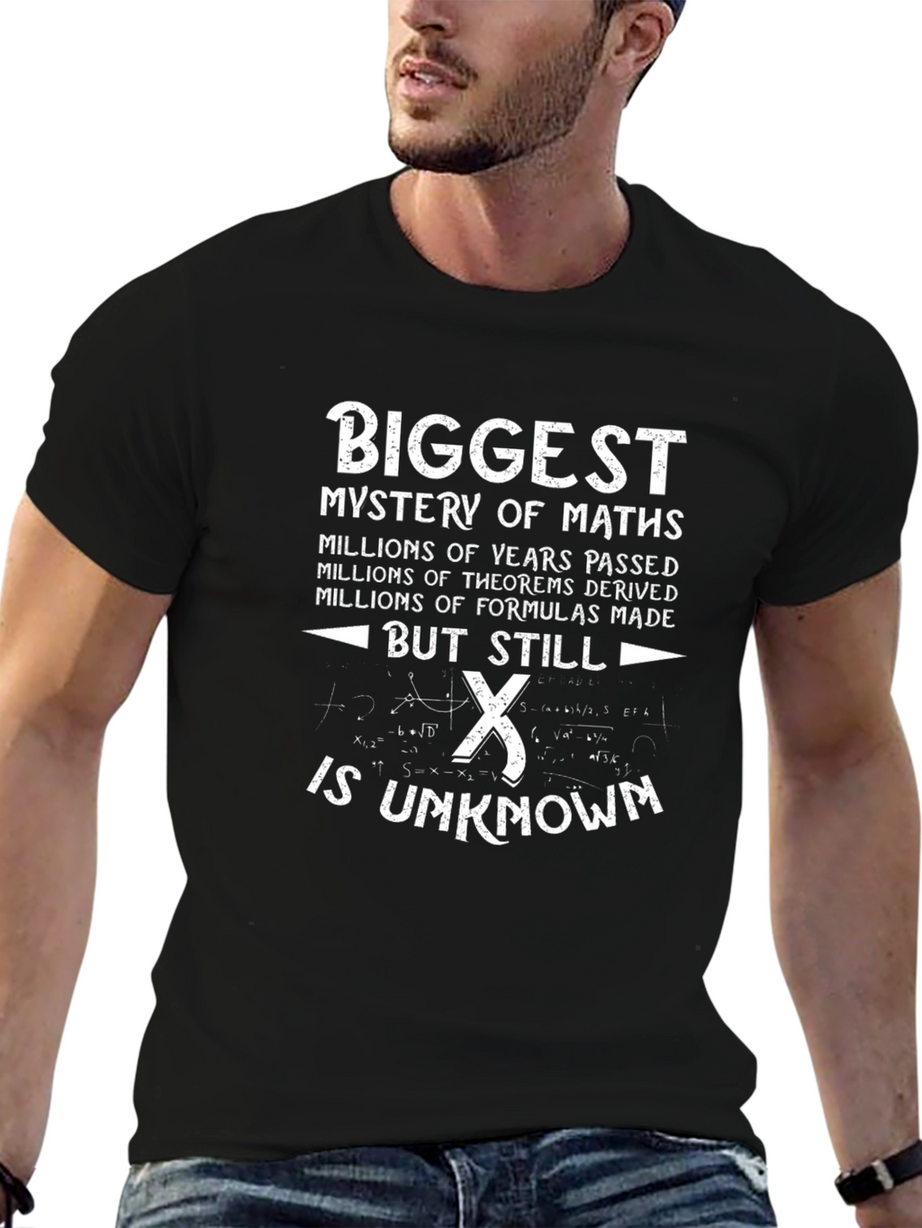 Math Mystery T-Shirt - Funny Algebra Graphic Tee
