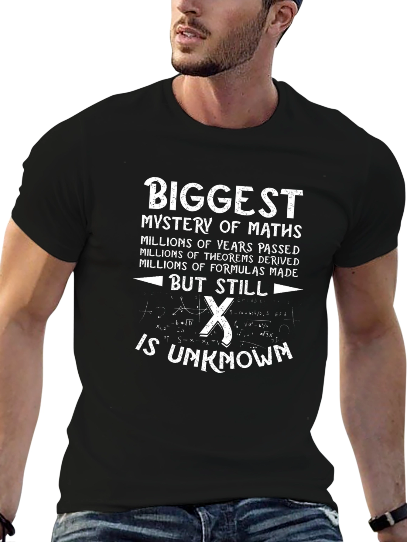 Math Mystery T-Shirt - Funny Algebra Graphic Tee