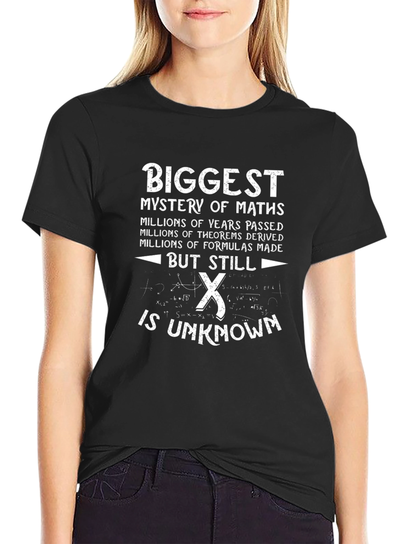 Math Mystery T-Shirt - Funny Algebra Graphic Tee
