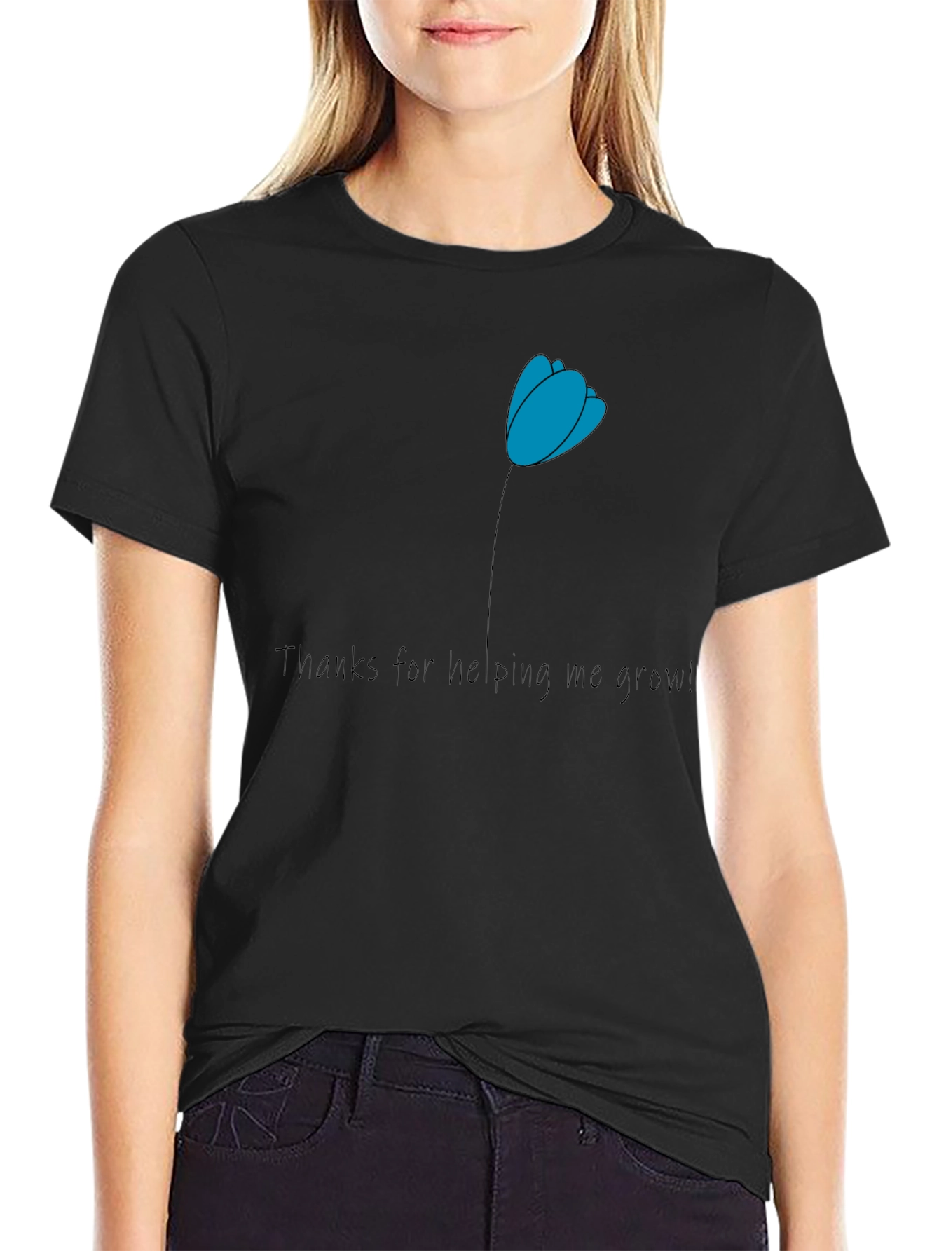 Thank You Teacher T-Shirt - Helping Me Grow