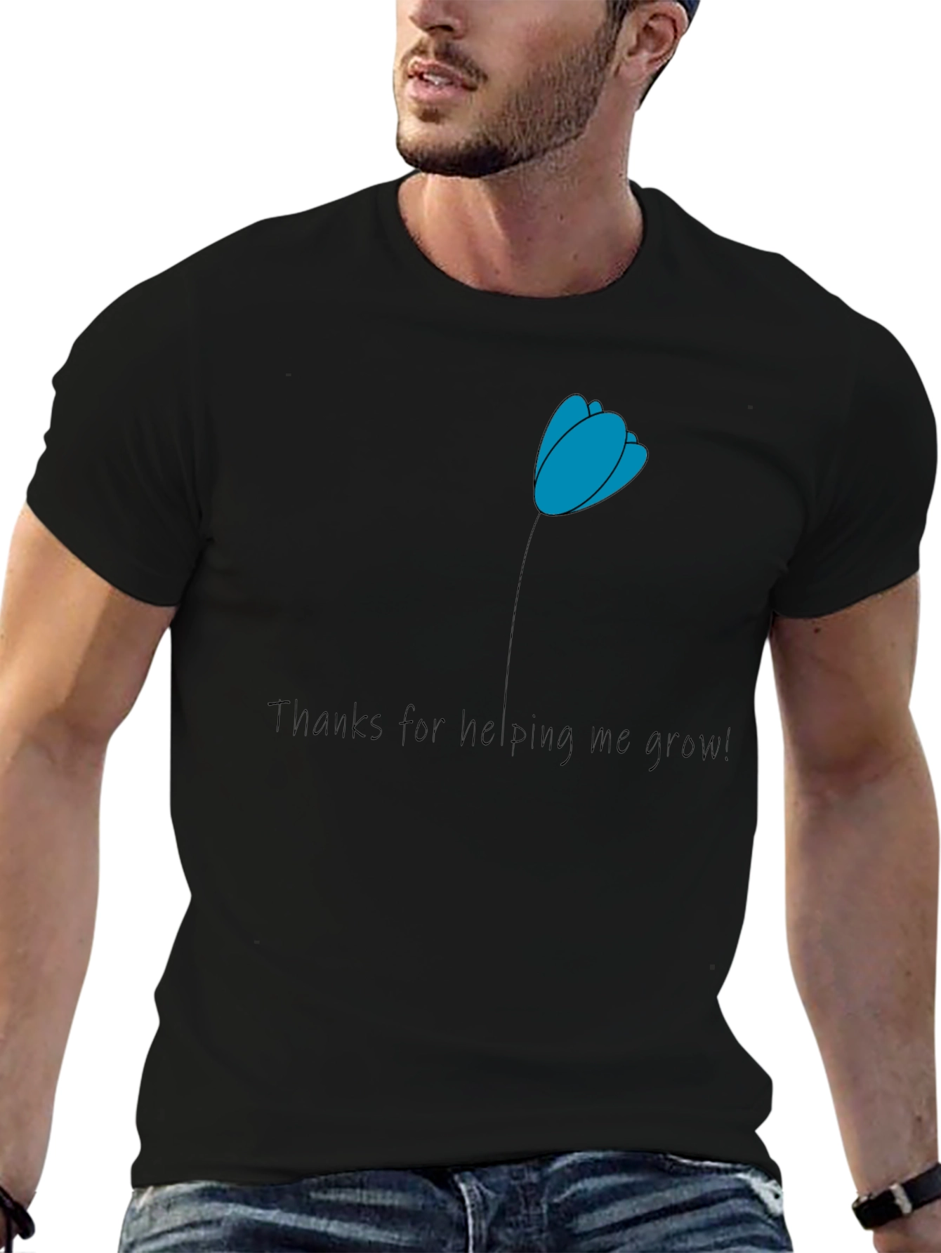 Thank You Teacher T-Shirt - Helping Me Grow