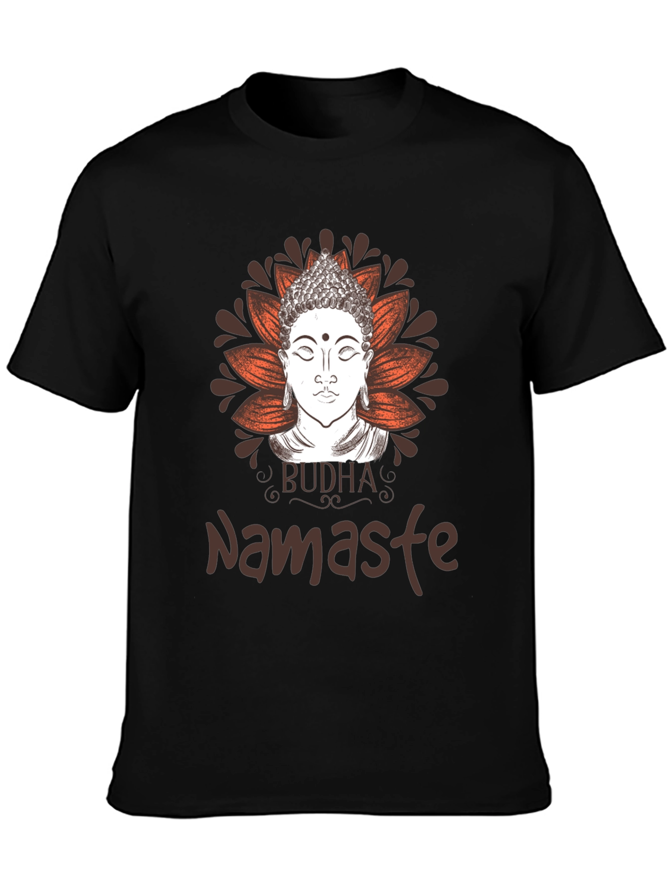 Buddha Namaste Graphic Tee - Spiritual Meditation T-Shirt