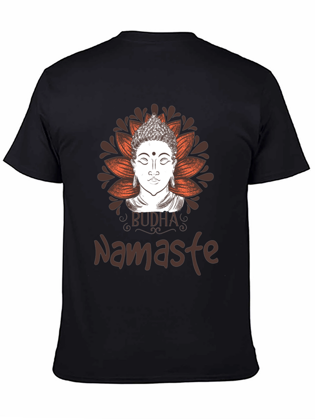 Buddha Namaste Graphic Tee - Spiritual Meditation T-Shirt