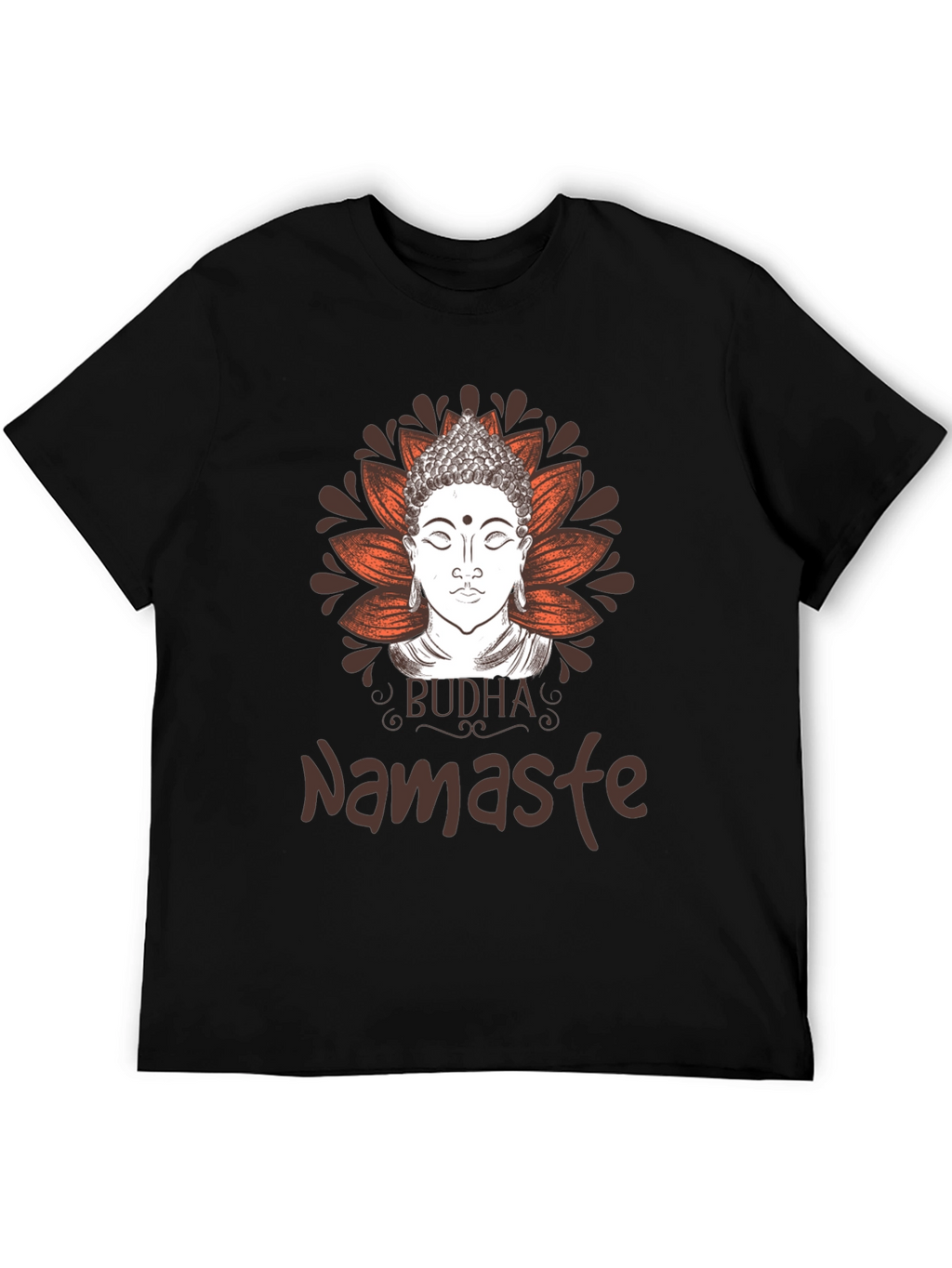Buddha Namaste Graphic Tee - Spiritual Meditation T-Shirt