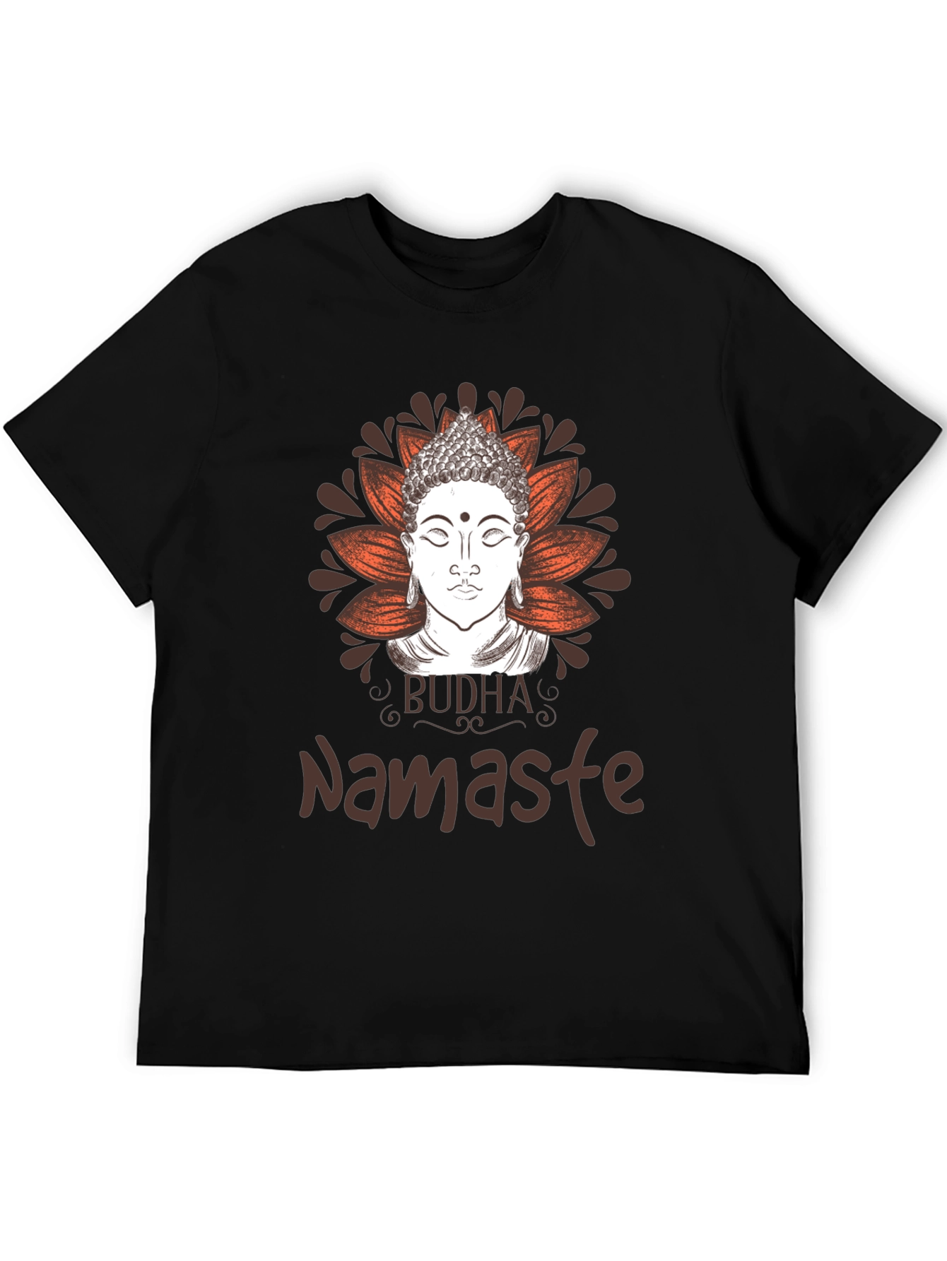 Buddha Namaste Graphic Tee - Spiritual Meditation T-Shirt