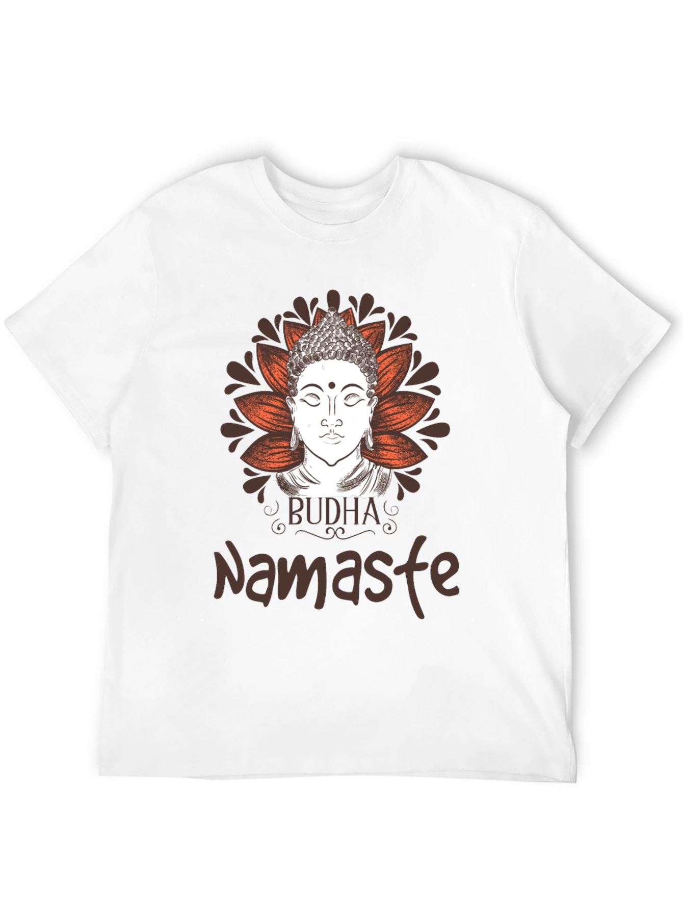 Buddha Namaste Graphic Tee - Spiritual Meditation T-Shirt