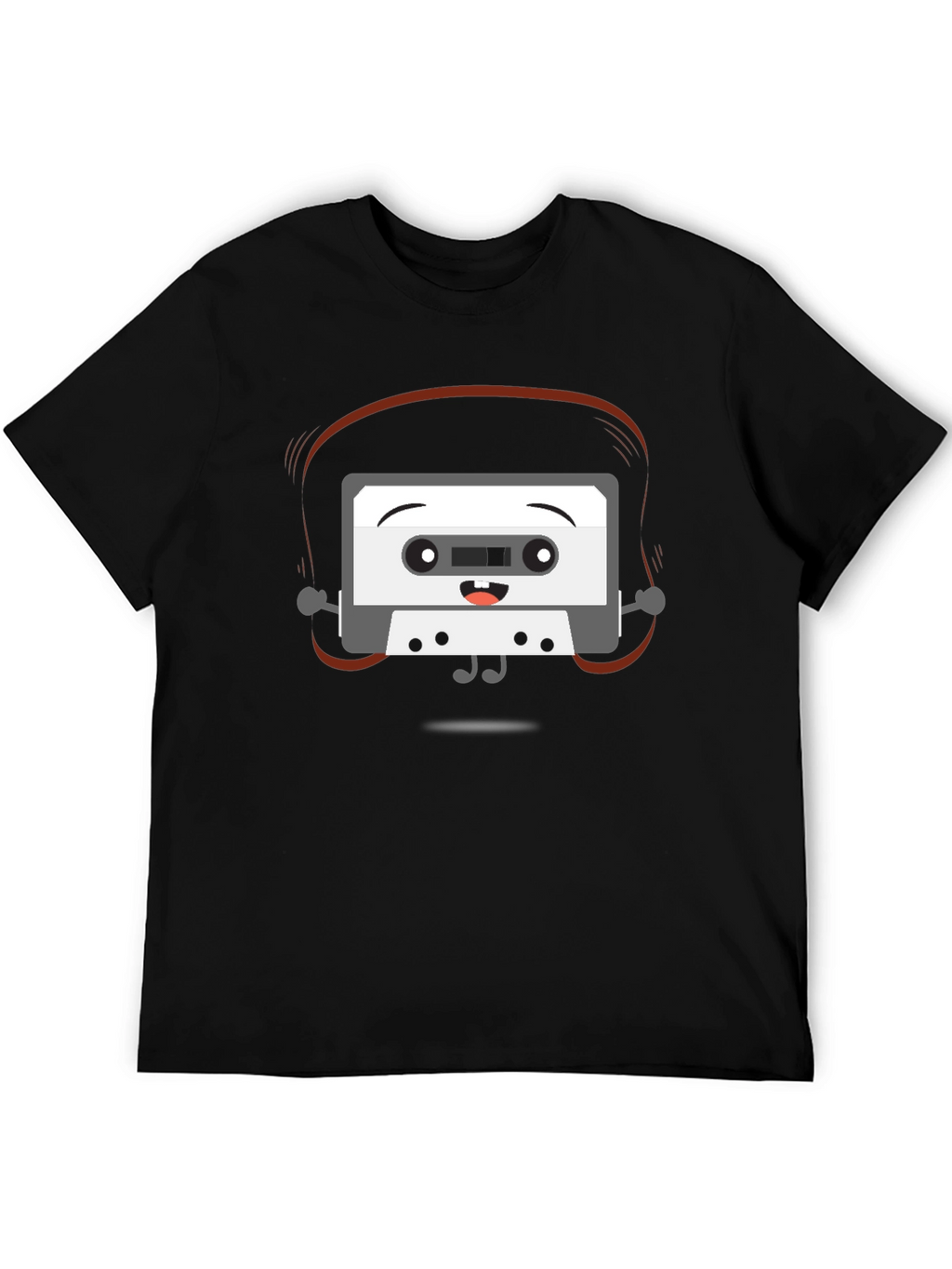 Cartoon Cassette Tape Graphic Tee