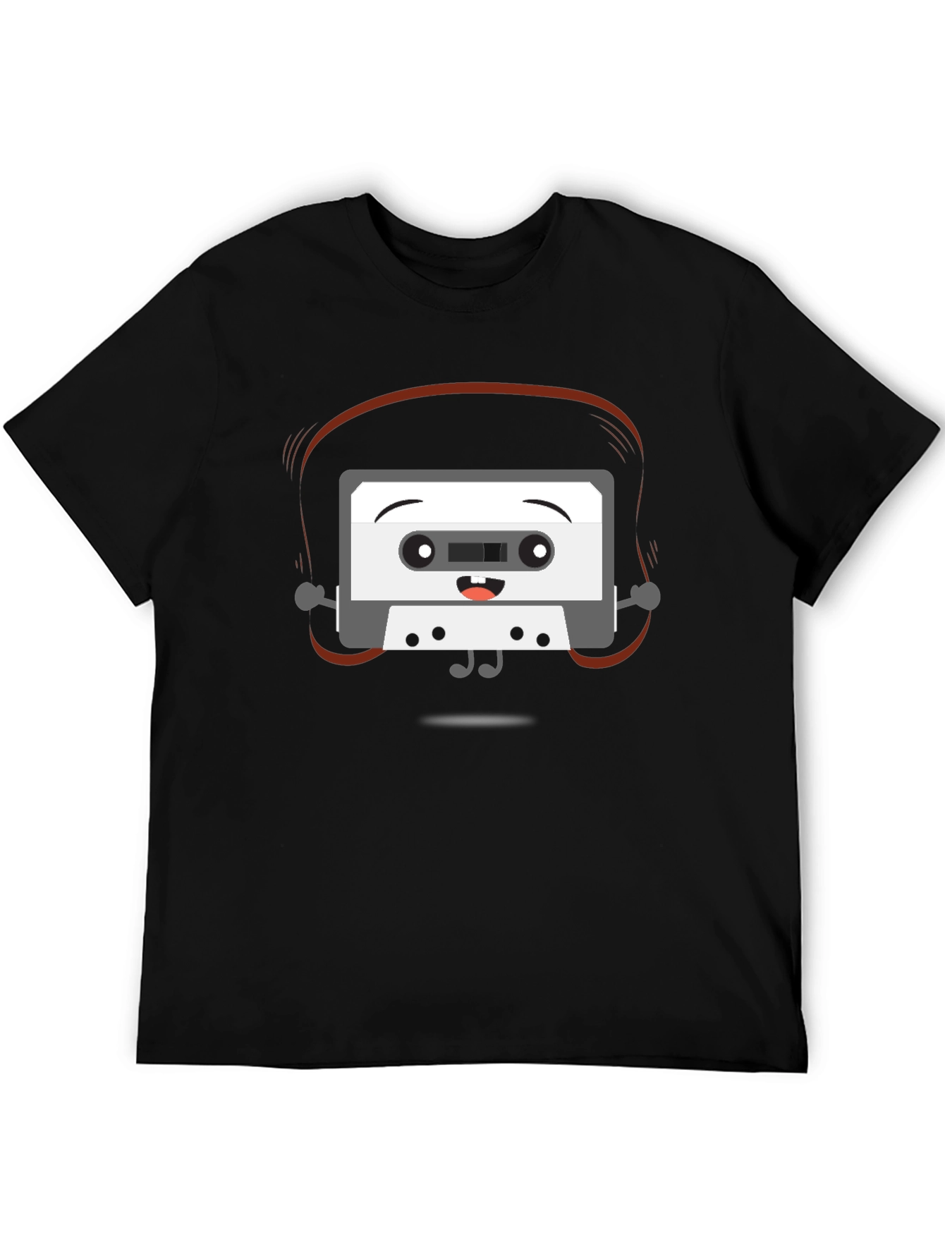 Cartoon Cassette Tape Graphic Tee