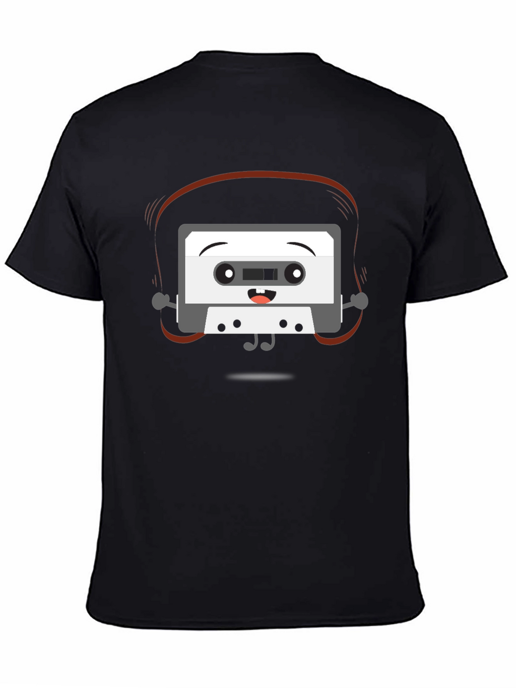 Cartoon Cassette Tape Graphic Tee
