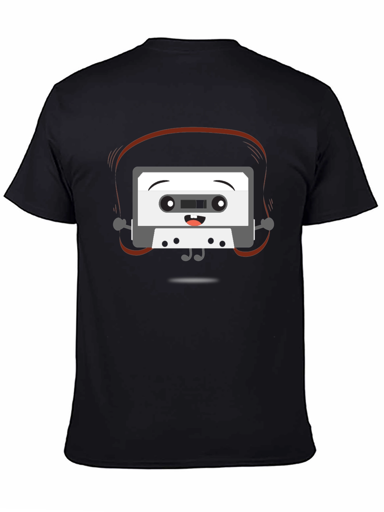 Cartoon Cassette Tape Graphic Tee