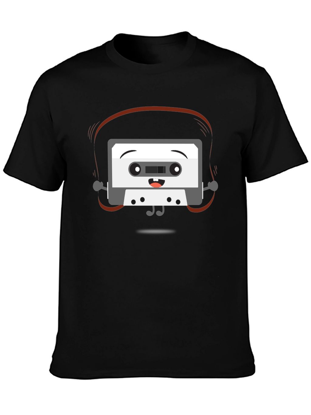 Cartoon Cassette Tape Graphic Tee