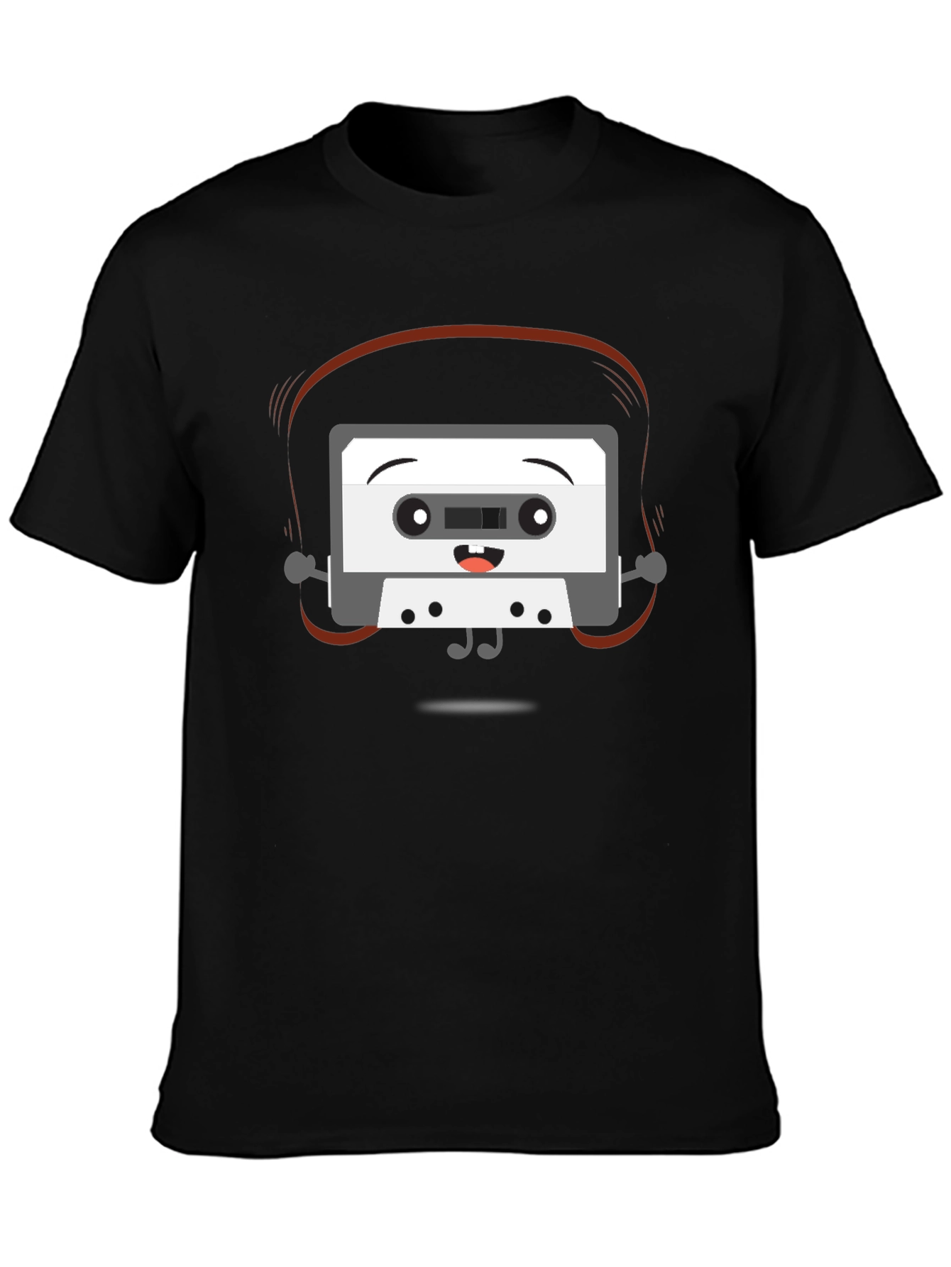 Cartoon Cassette Tape Graphic Tee