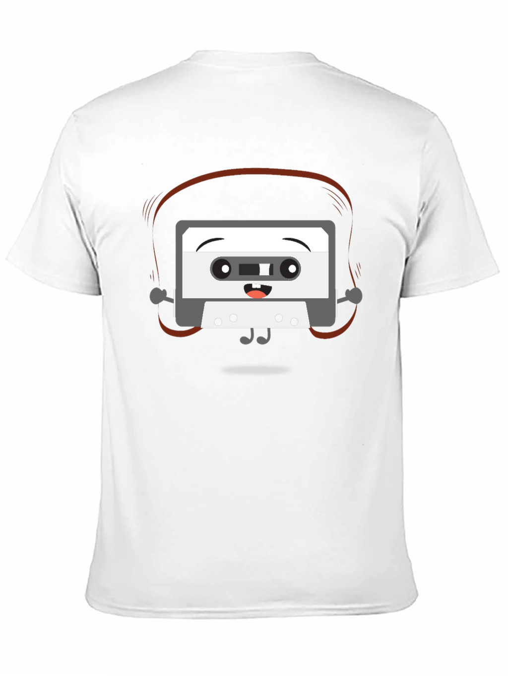Cartoon Cassette Tape Graphic Tee