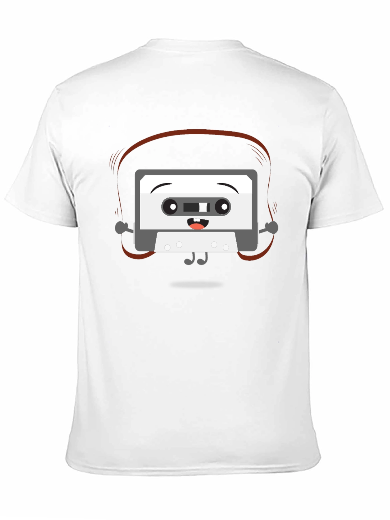 Cartoon Cassette Tape Graphic Tee
