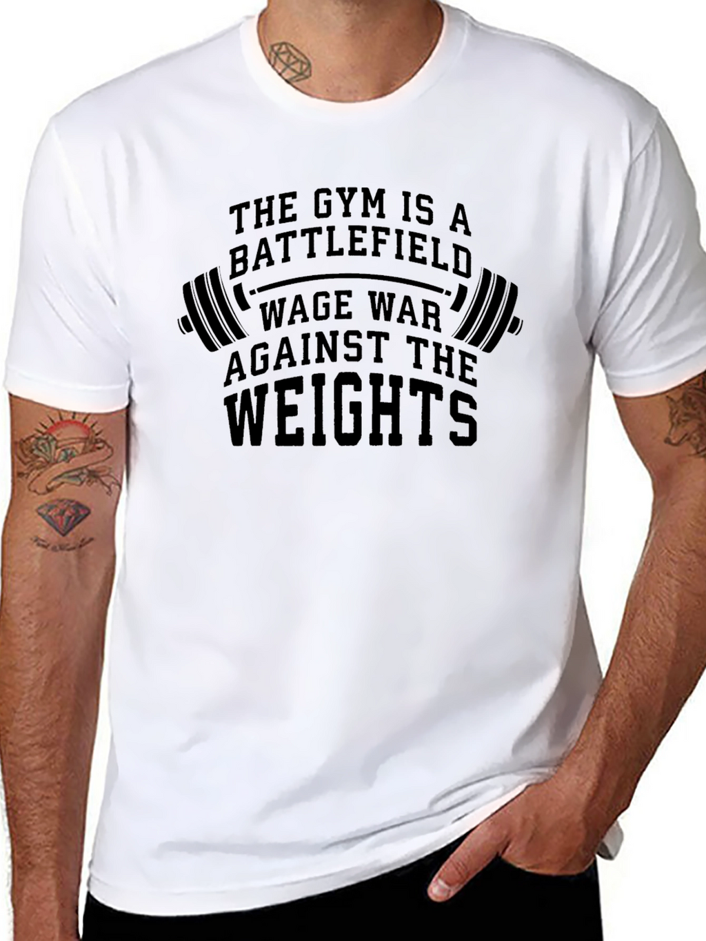 Gym Battlefield T-Shirt: Wage War Against The Weights!