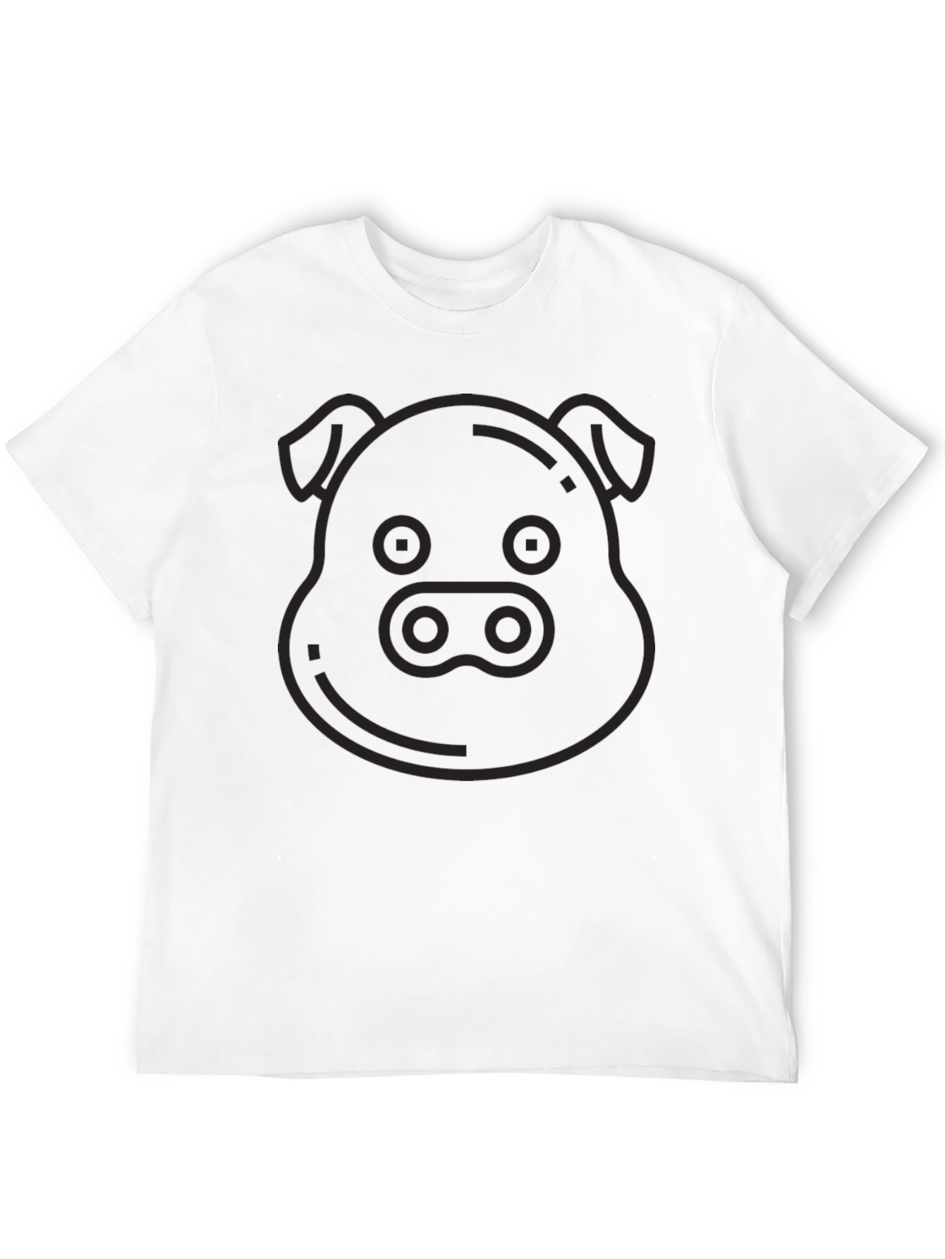 Pig Emoji Graphic T-Shirt