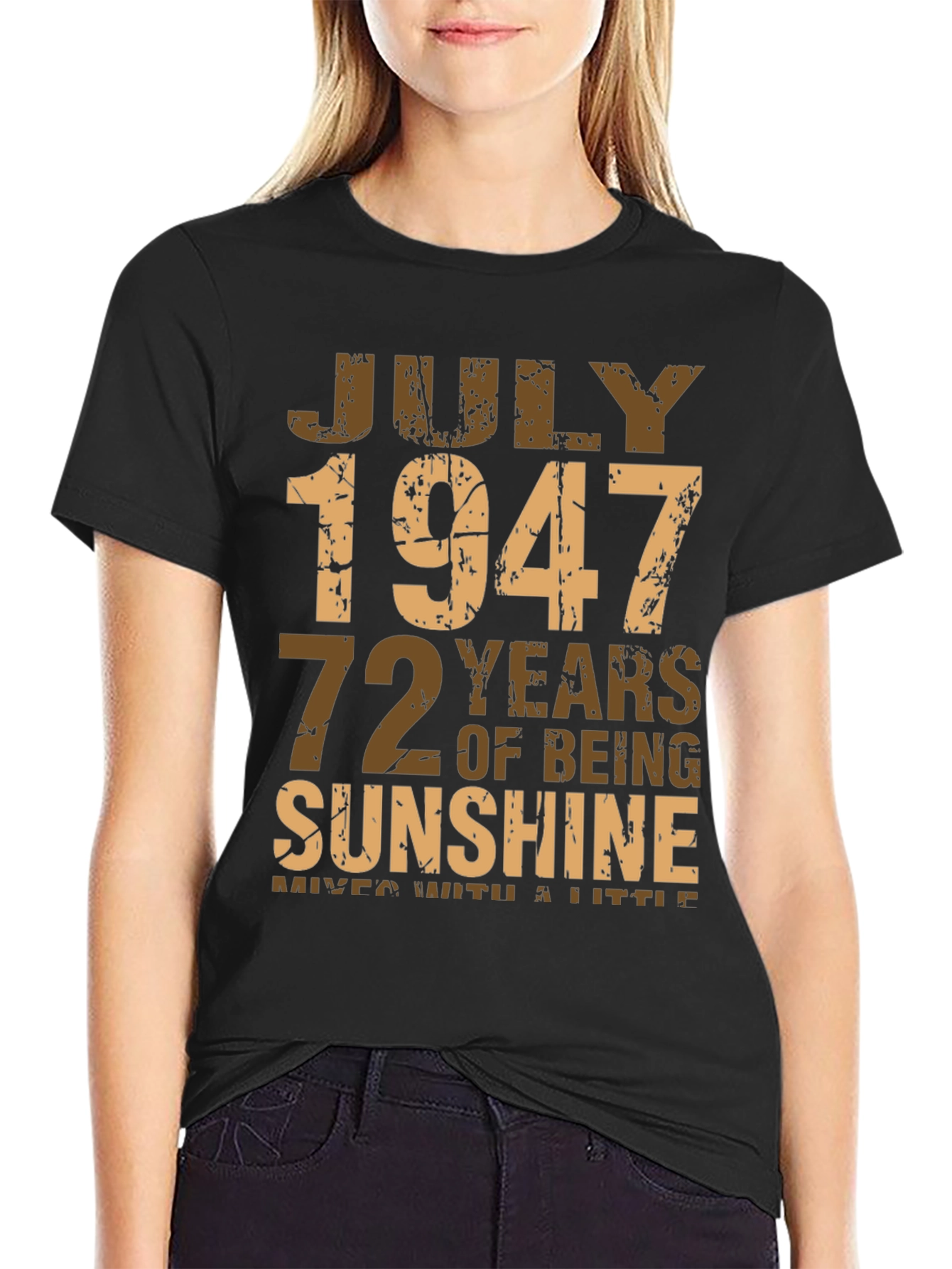 July 1947 72 Years Sunshine T-Shirt