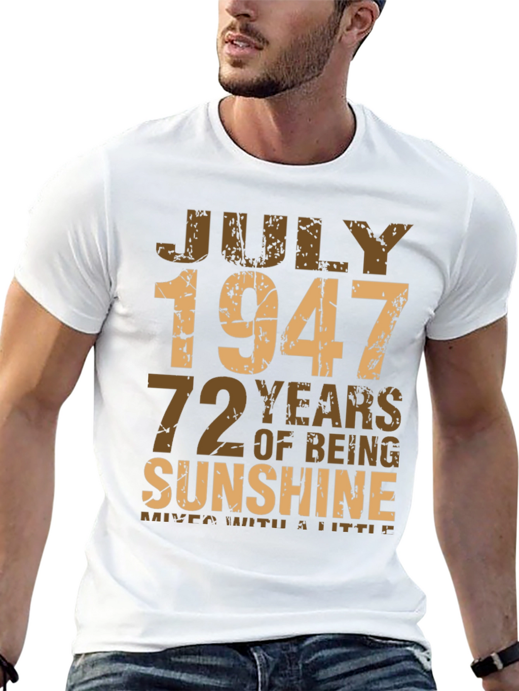 July 1947 72 Years Sunshine T-Shirt