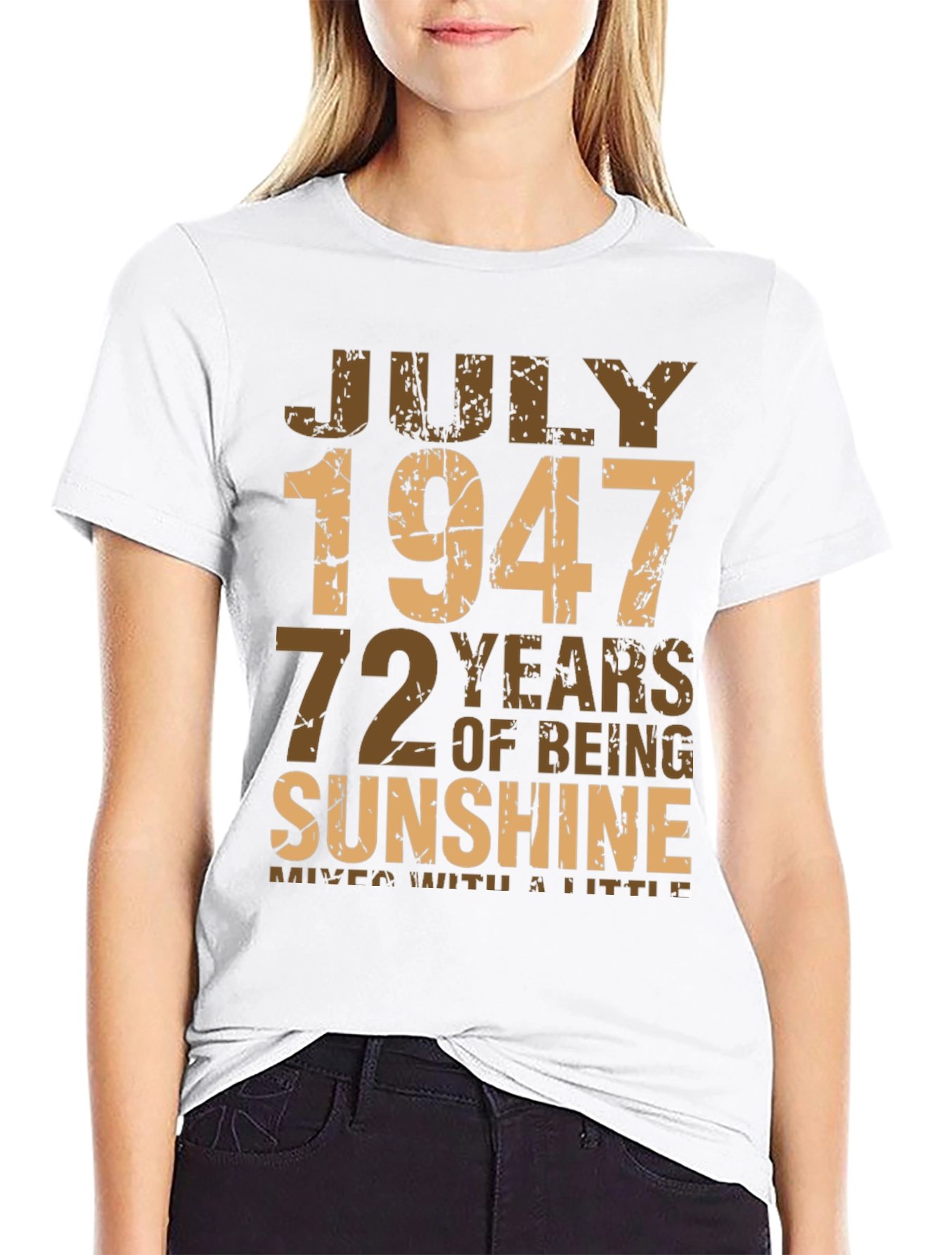 July 1947 72 Years Sunshine T-Shirt