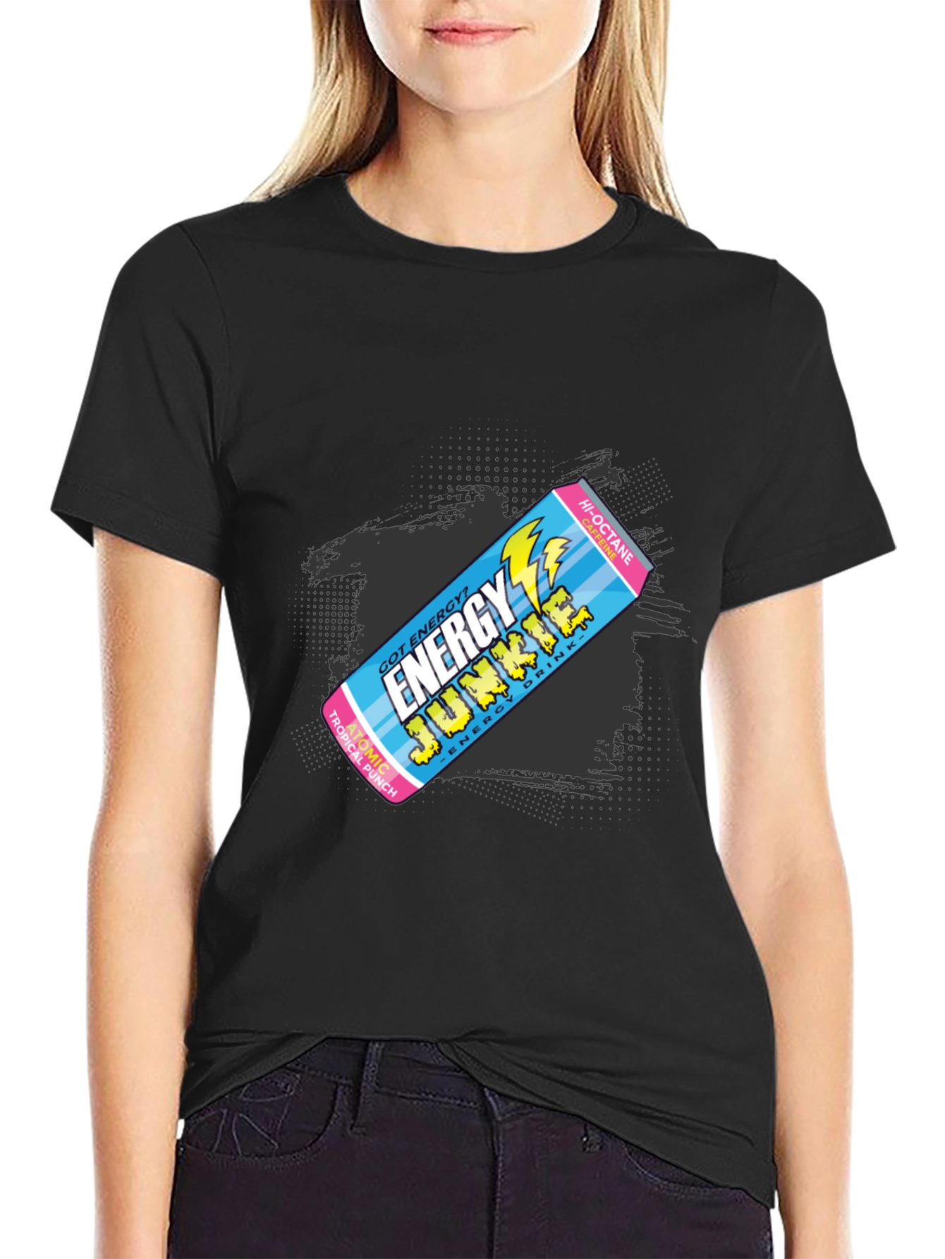Energy Junkie Retro Graphic T-Shirt