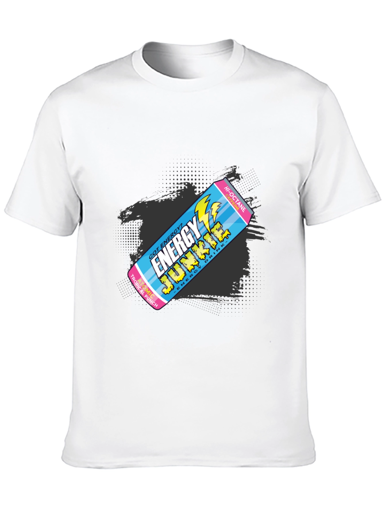 Energy Junkie Retro Graphic T-Shirt
