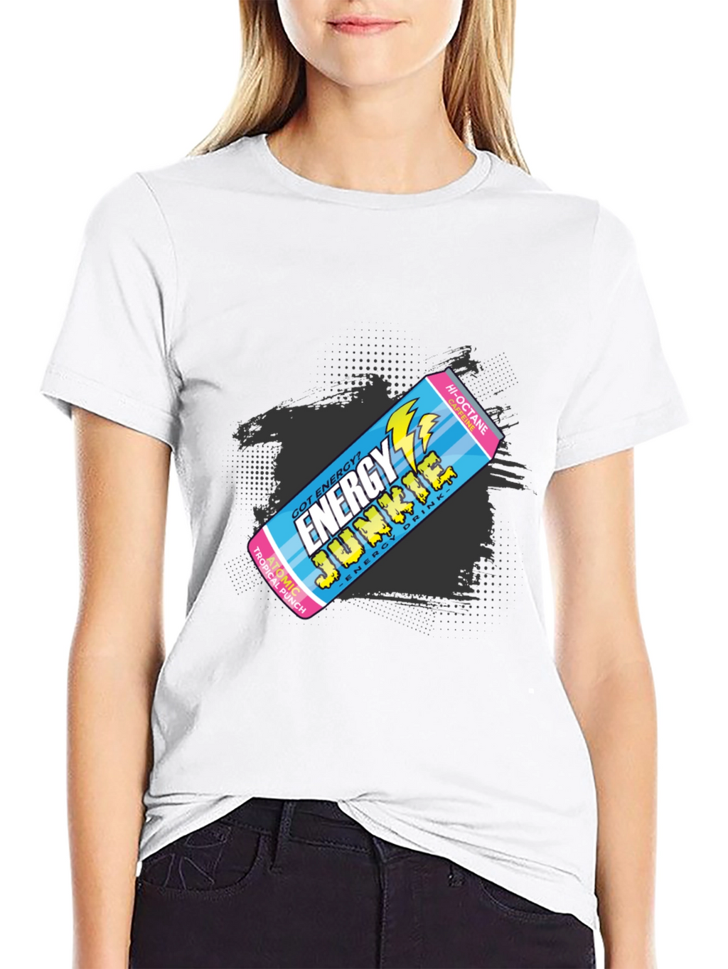 Energy Junkie Retro Graphic T-Shirt